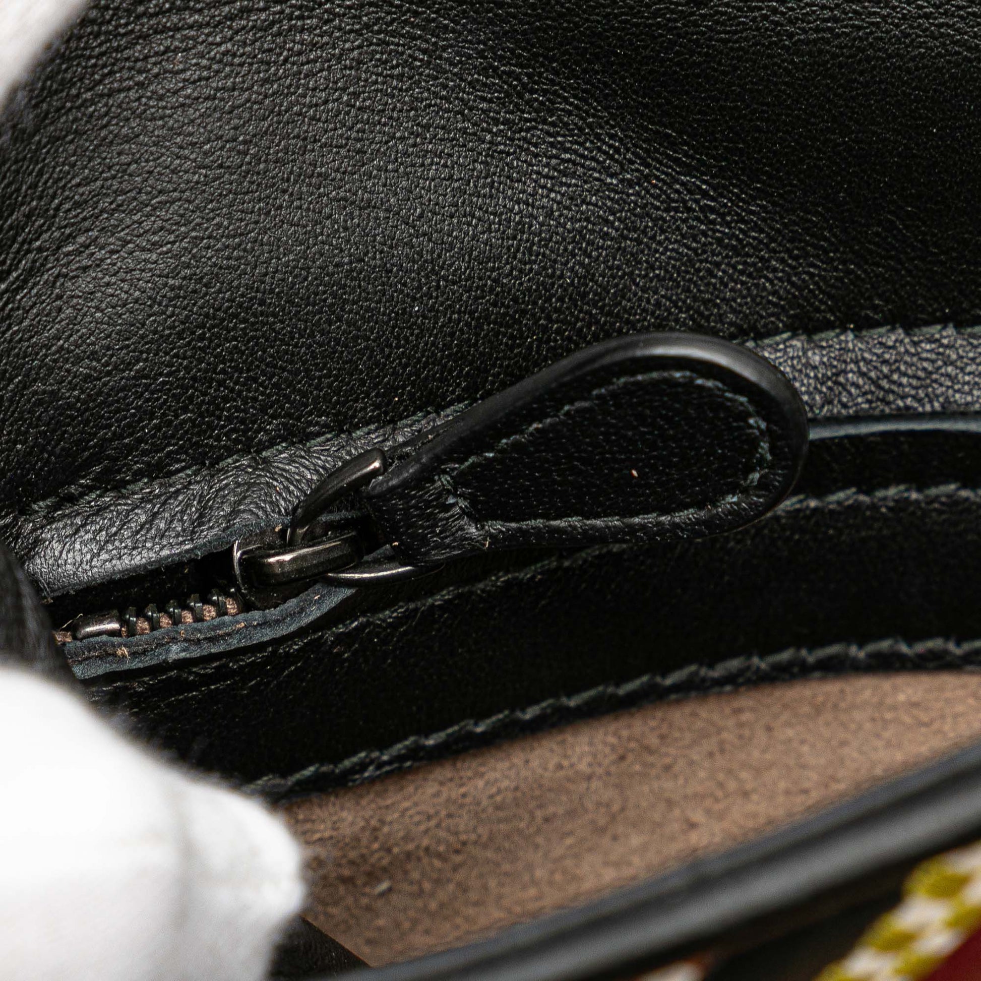Bottega Veneta Small Leather Embroidered Stripe Olimpia Shoulder Bag