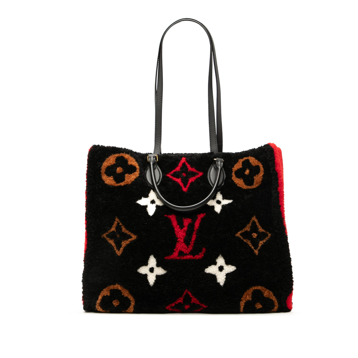 Louis Vuitton Monogram Giant Shearling Teddy Onthego GM