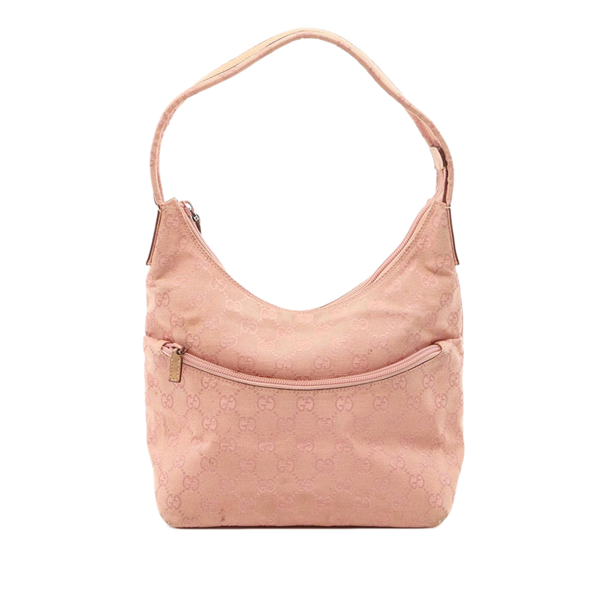 Gucci GG Canvas Shoulder Bag — Pink
