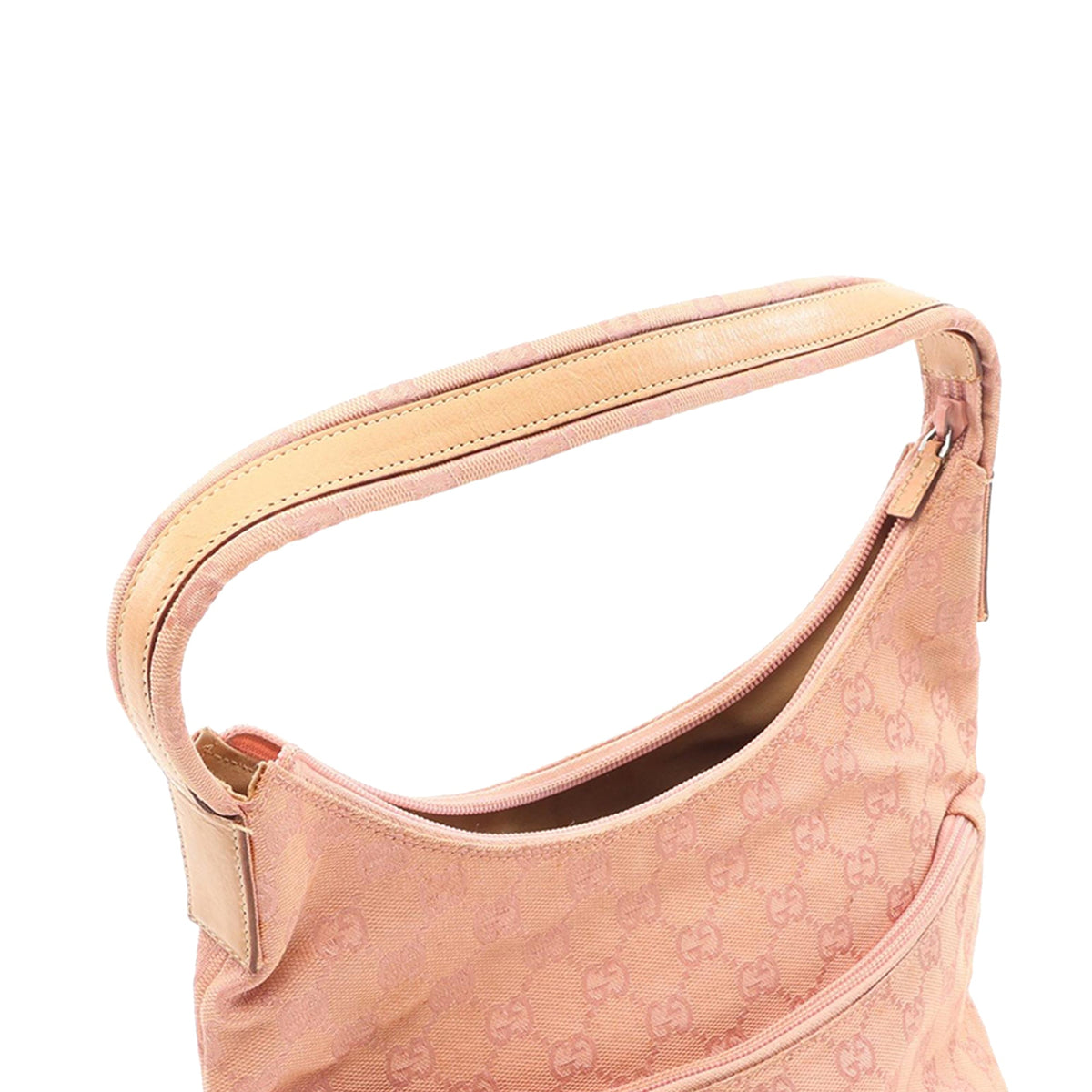 Gucci GG Canvas Shoulder Bag — Pink