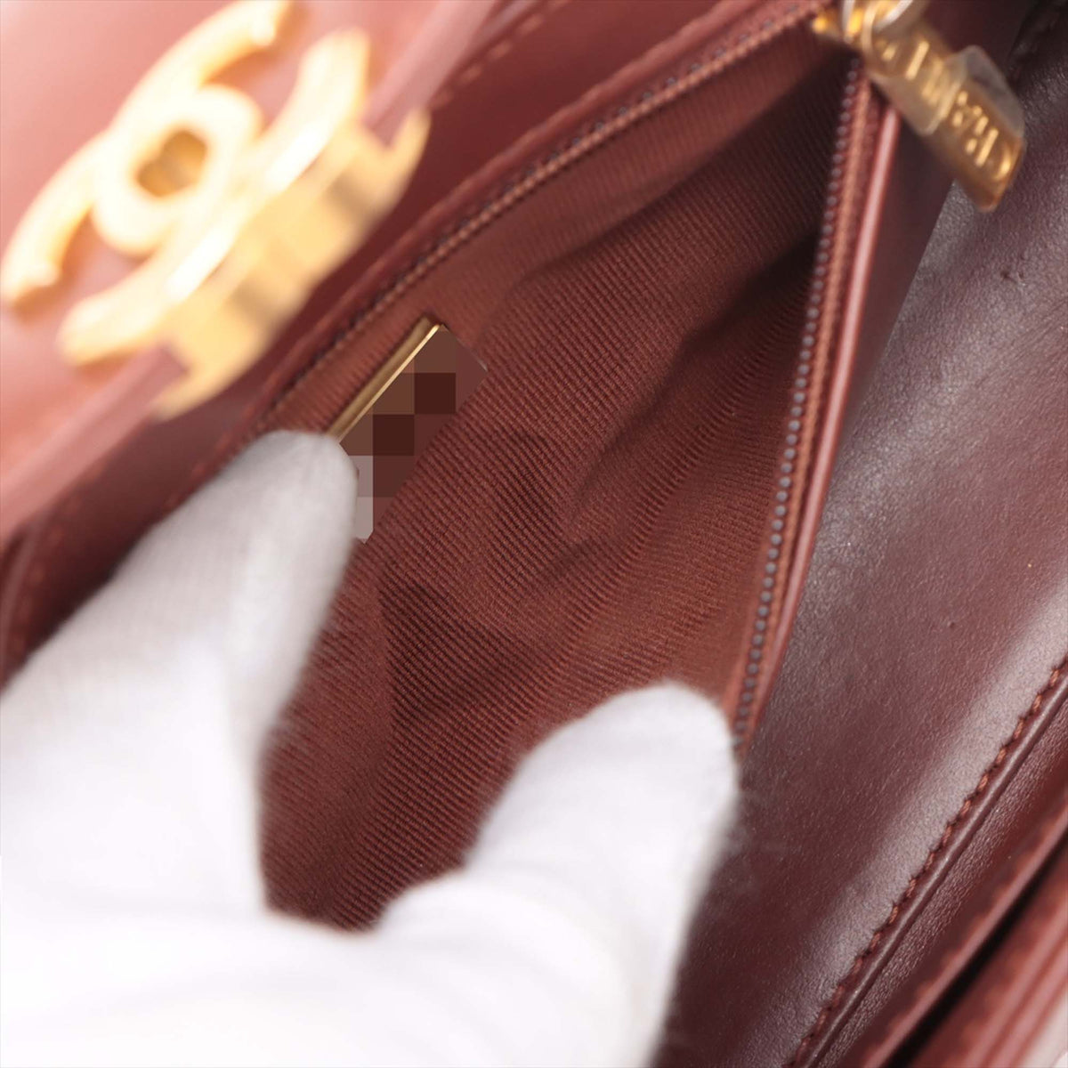 Chanel Mini Shiny Aged Calfskin Kelly Shopper Bag — Brown