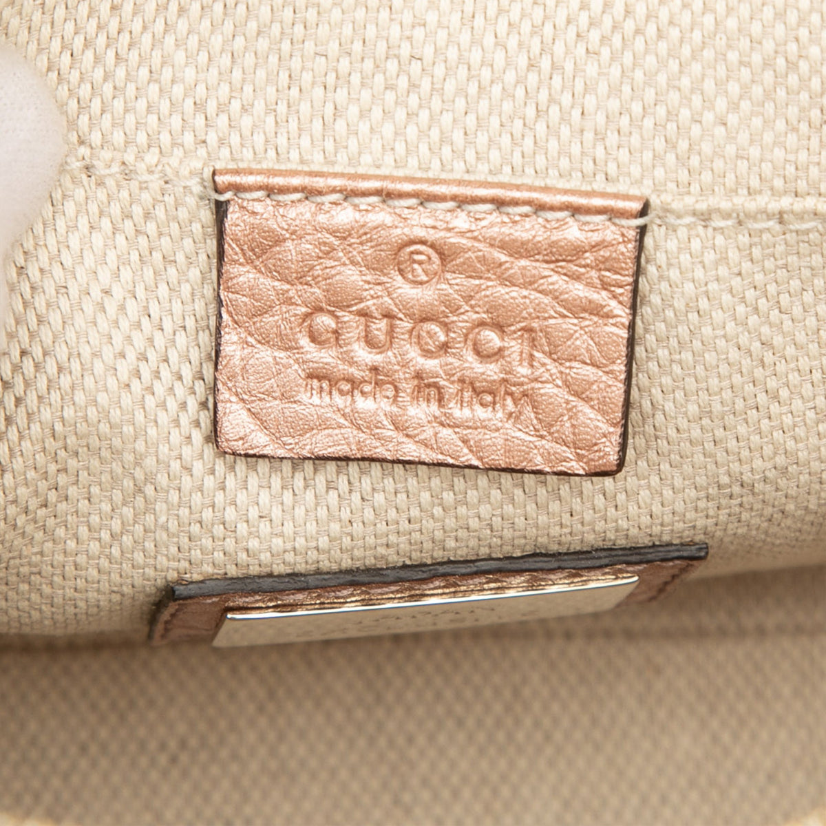 Gucci Metallic Calfskin Soho Disco Crossbody
