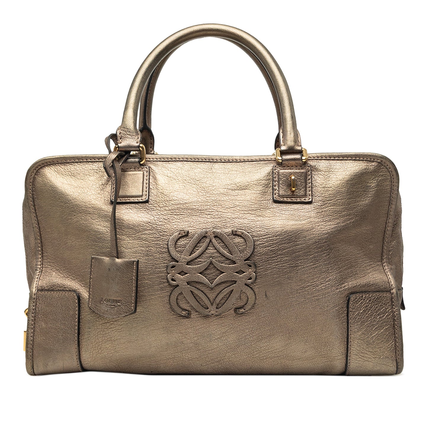 LOEWE Metallic Leather Amazona 35