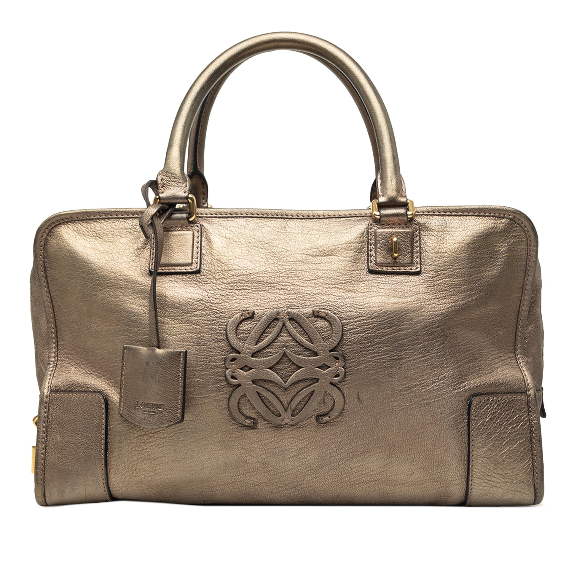 LOEWE Metallic Leather Amazona 35