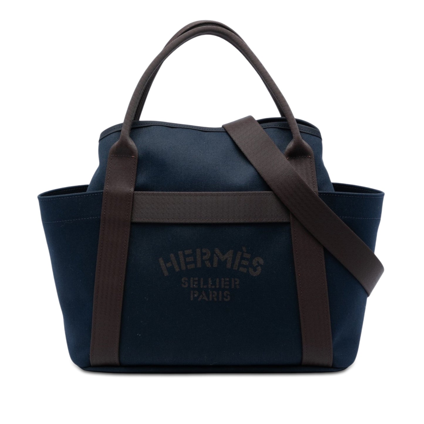 Hermès Toile Sac de Pansage Grooming Bag