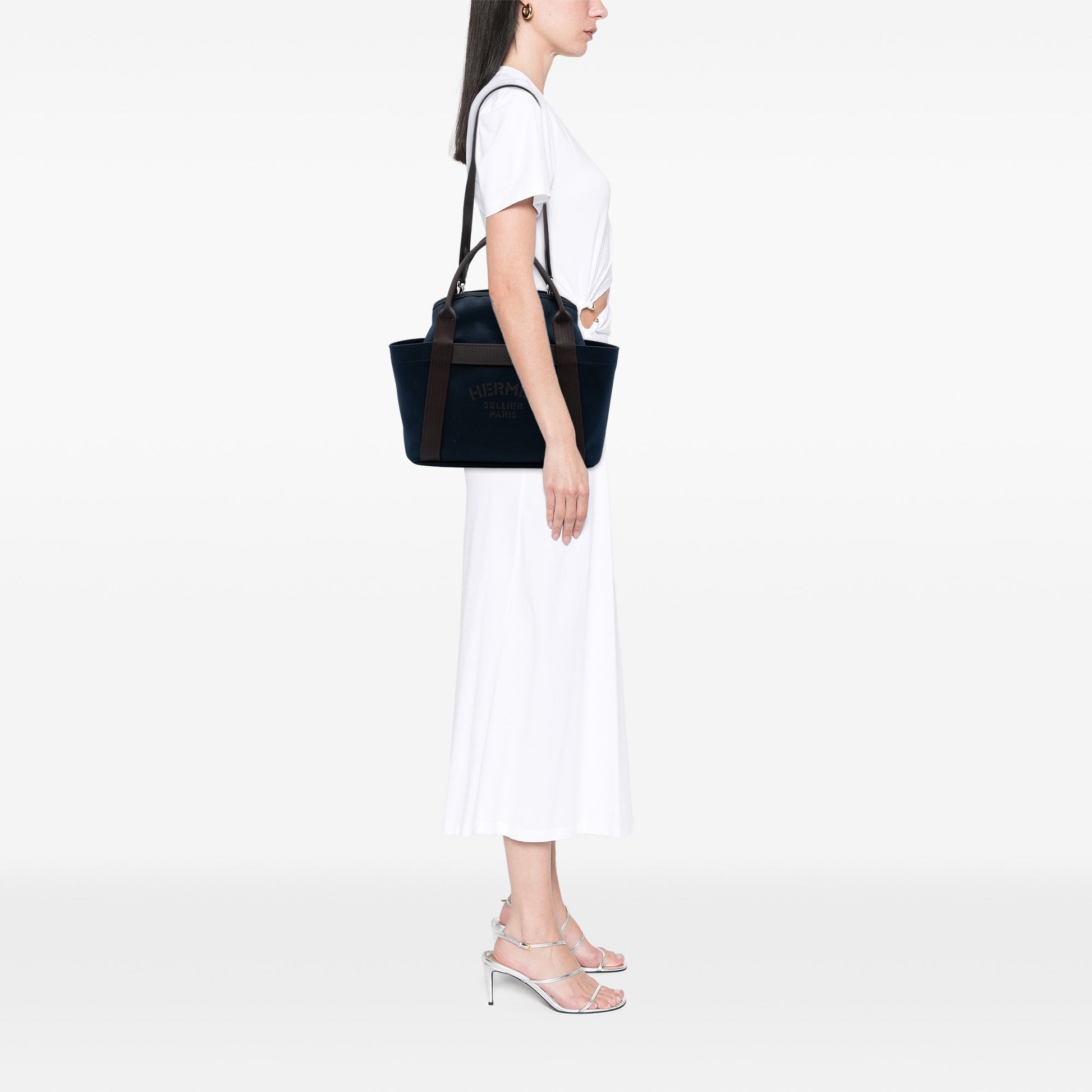 Hermès Toile Sac de Pansage Grooming Bag