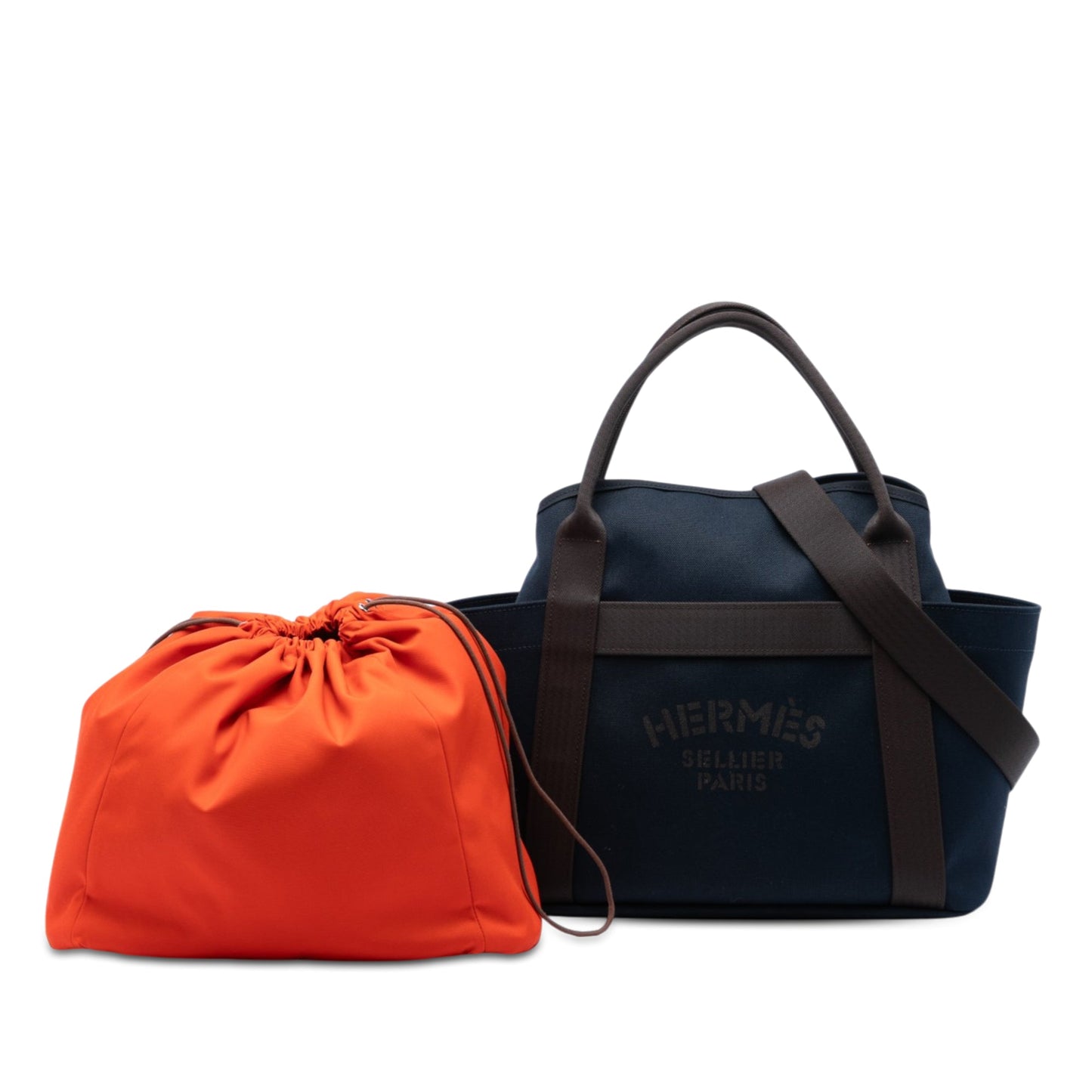 Hermès Toile Sac de Pansage Grooming Bag