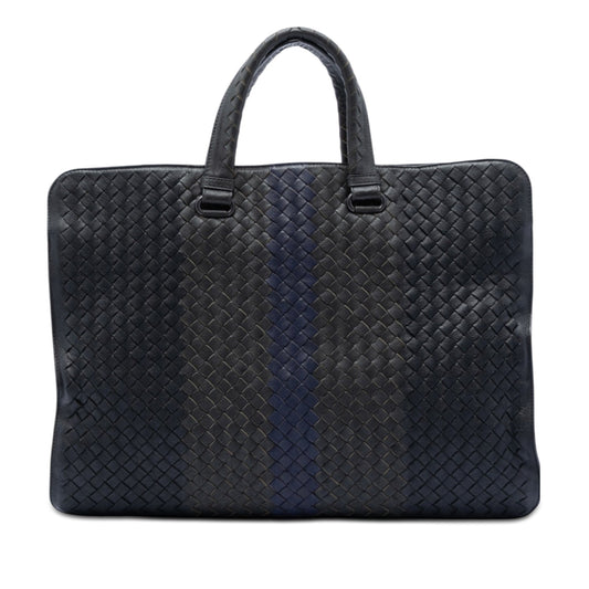 Nappa Intrecciato Club Fume Briefcase