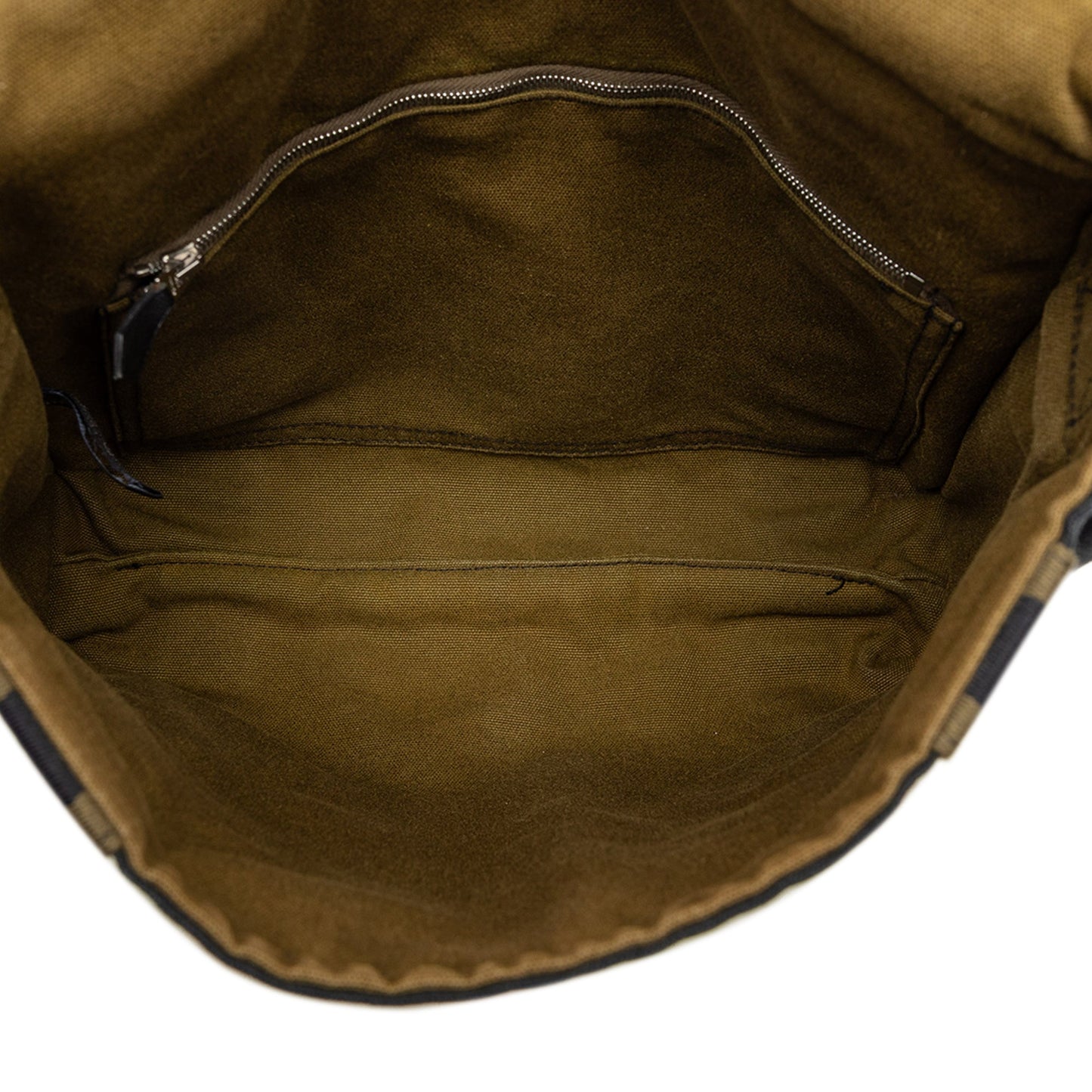Hermès Bicolor Canvas Fourre Tout Besace MM