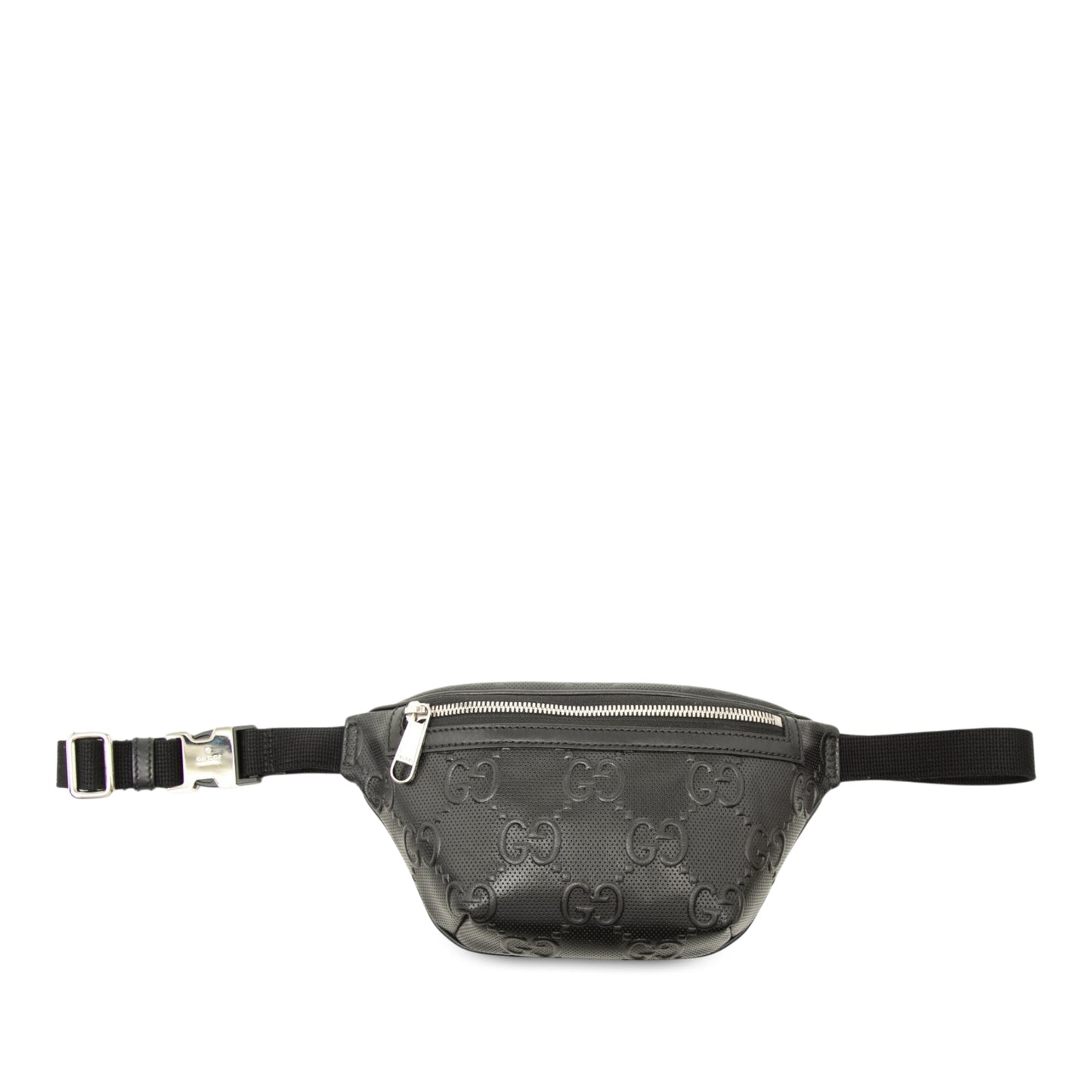 Gucci GG Embossed Perforated Leather Belt Bag