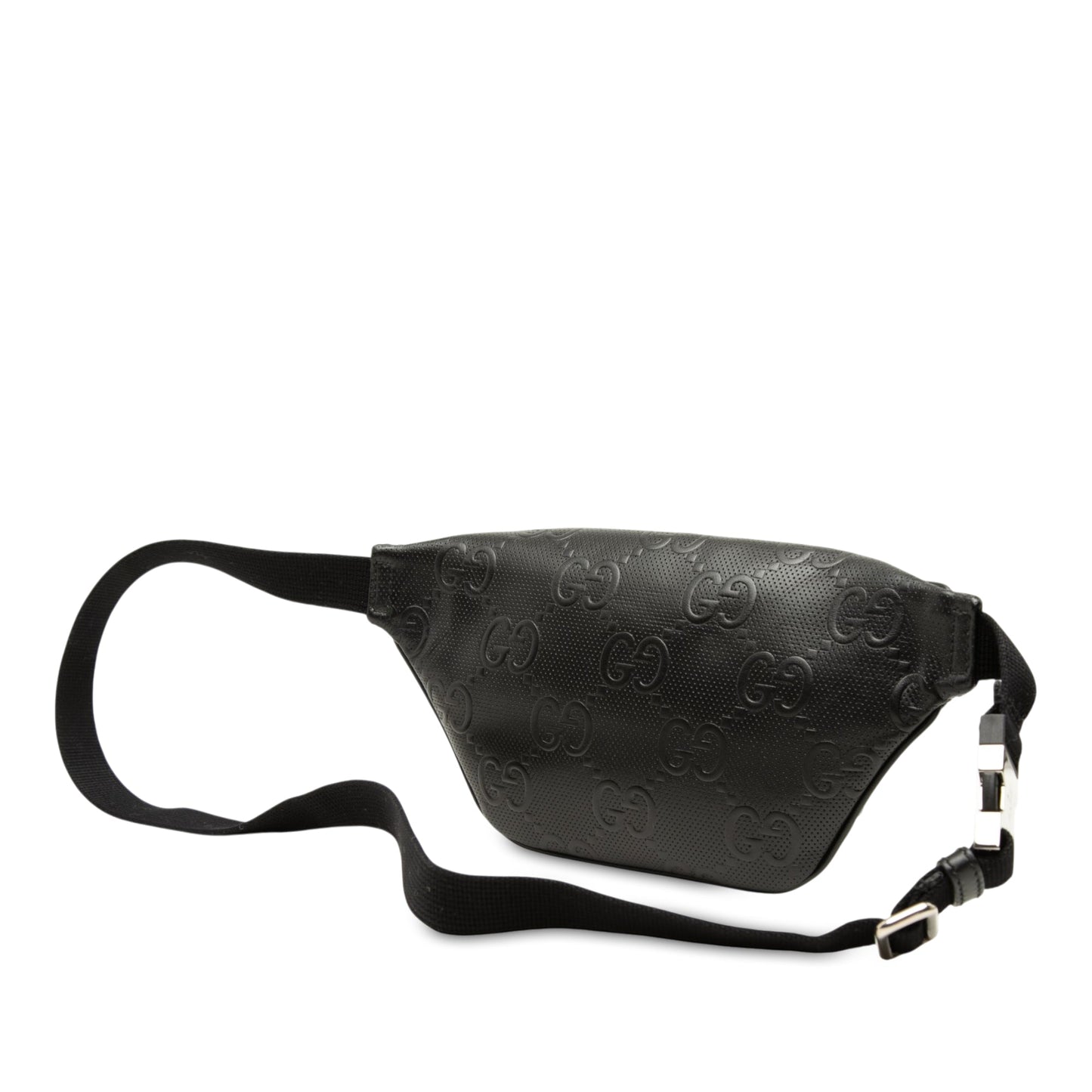 Gucci GG Embossed Perforated Leather Belt Bag