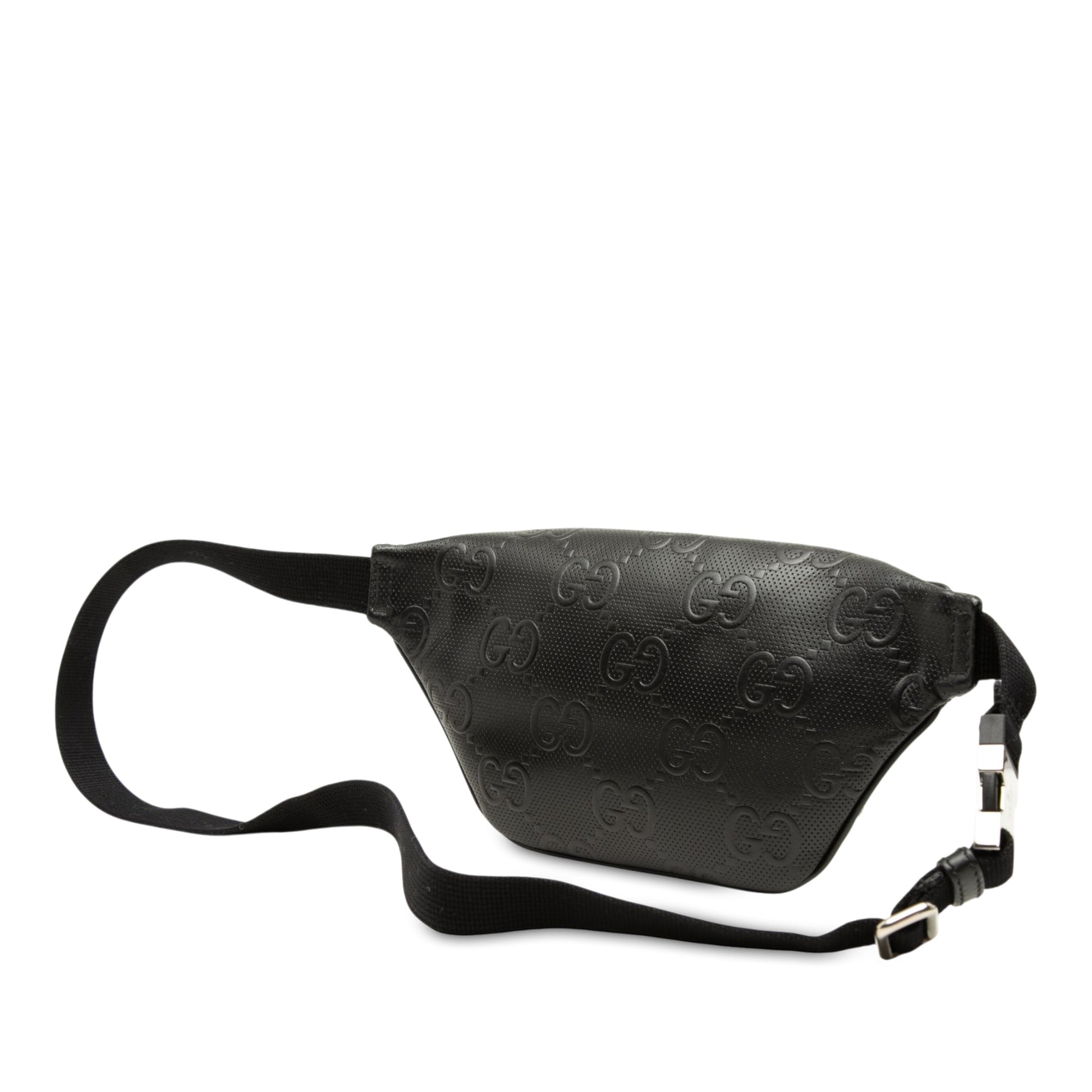 Gucci GG Embossed Perforated Leather Belt Bag