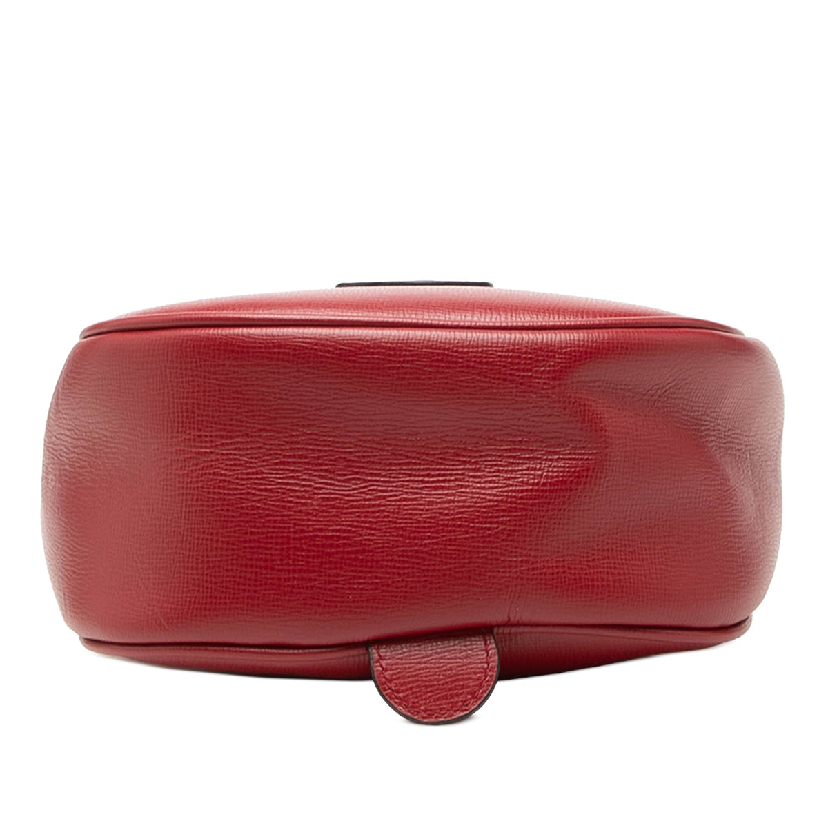 Gucci Calfskin Interlocking G Oval Clutch — Red