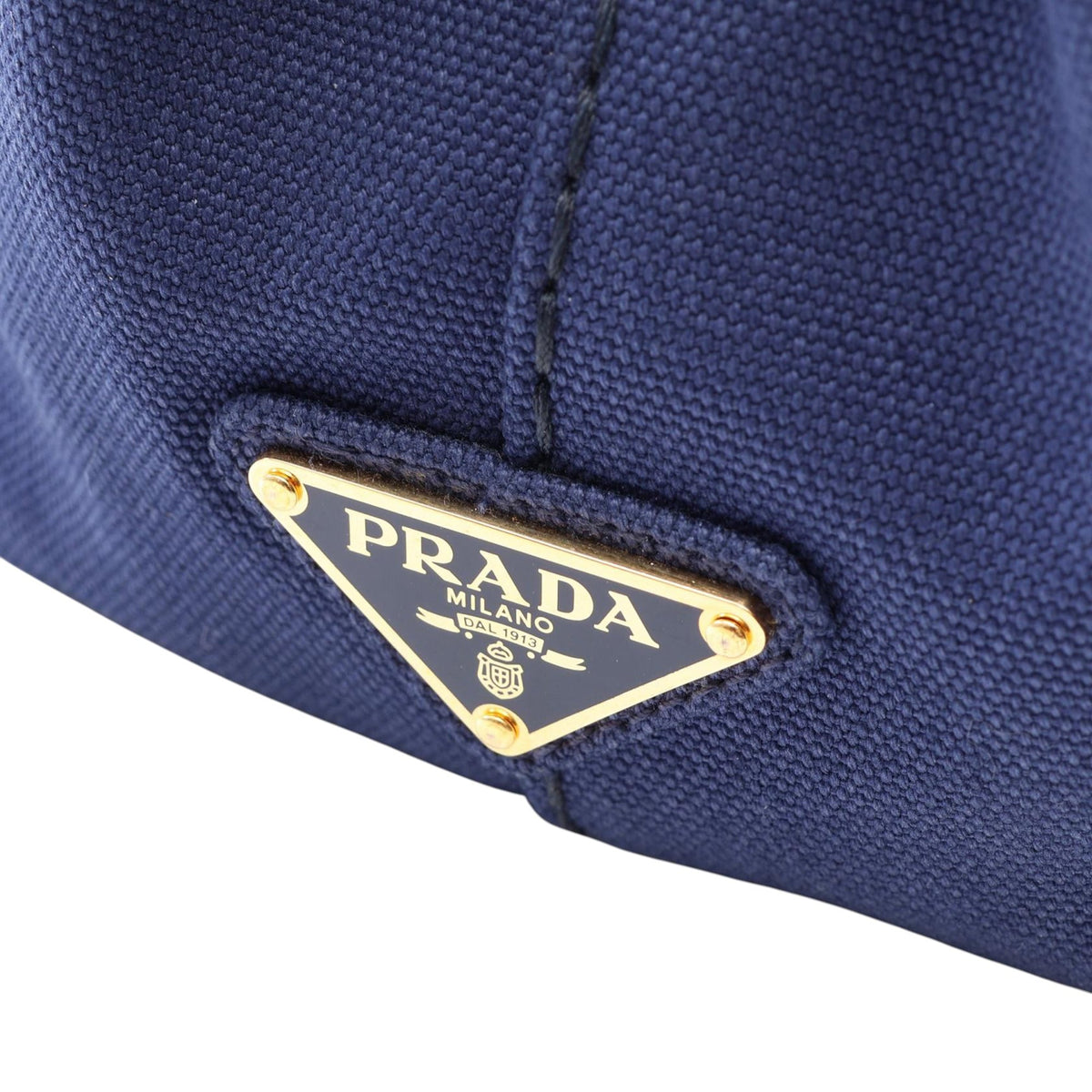 Prada Small Canvas Canapa Logo Tote