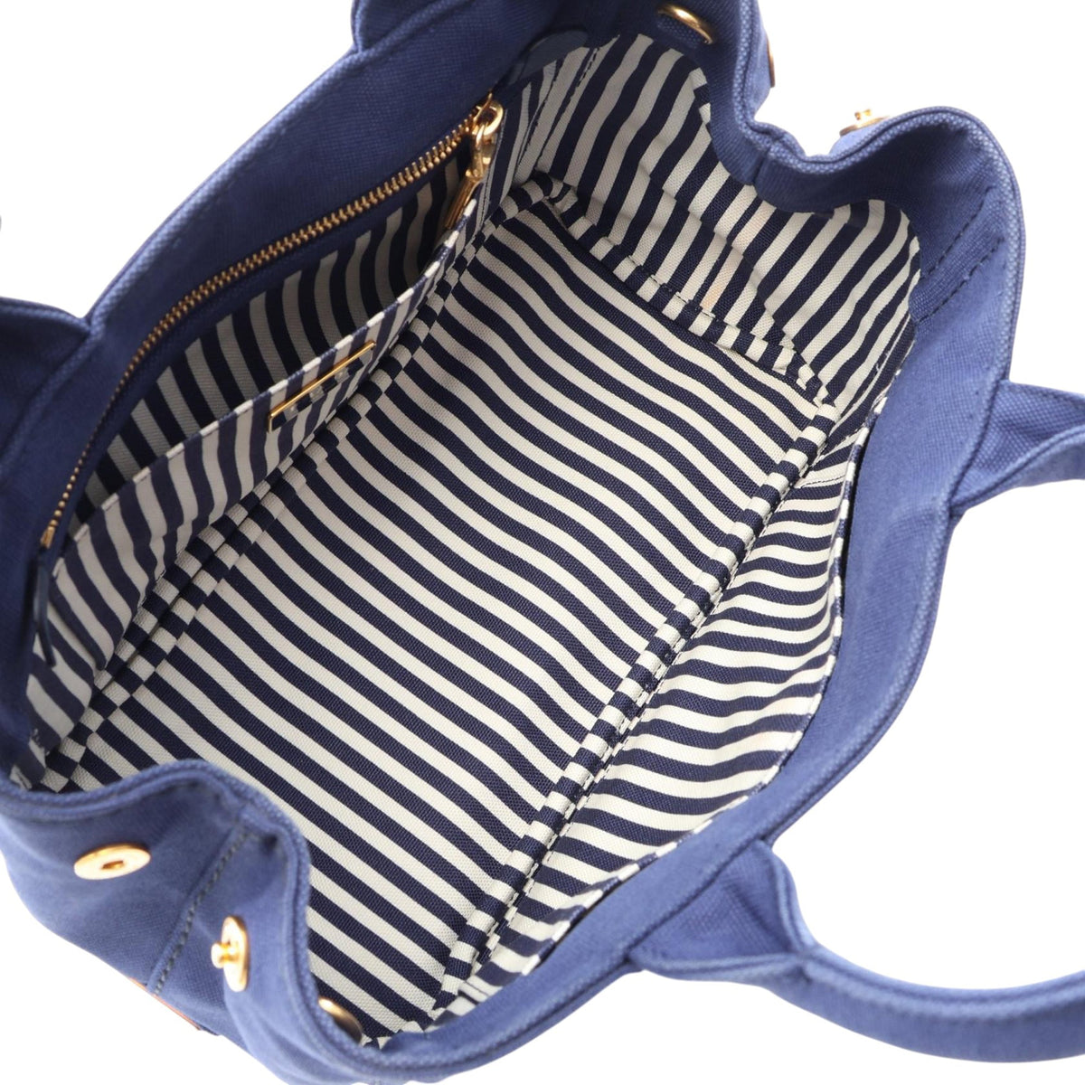 Prada Small Canvas Canapa Logo Tote
