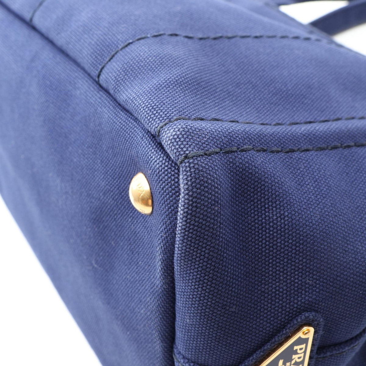 Prada Small Canvas Canapa Logo Tote