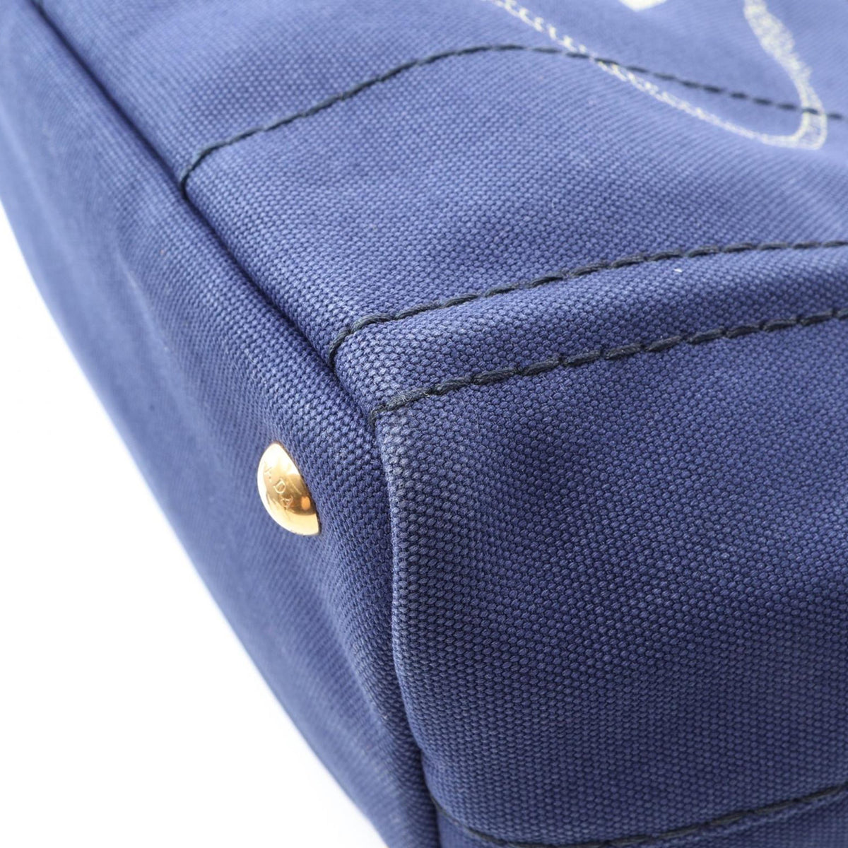 Prada Small Canvas Canapa Logo Tote