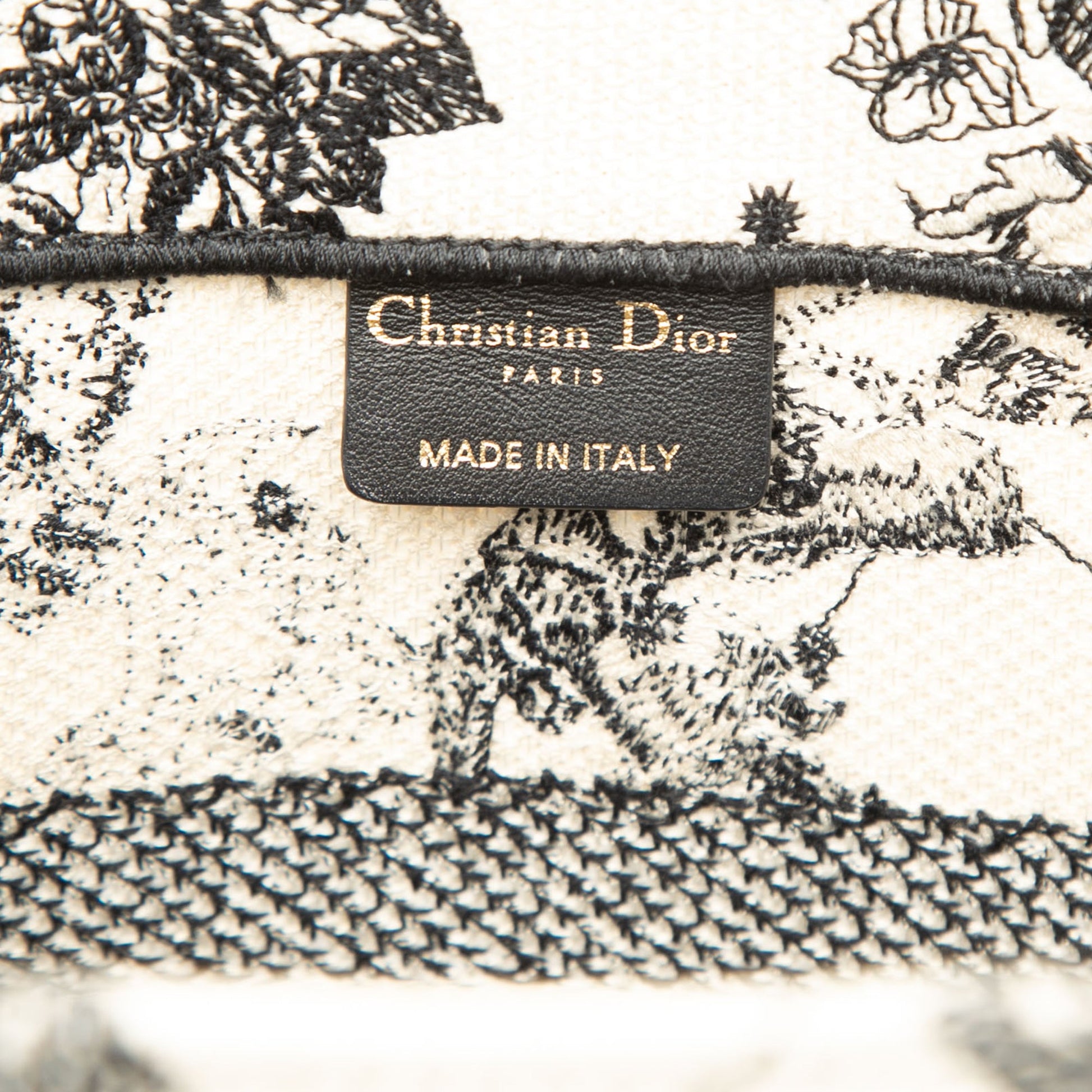 Dior Medium Canvas Embroidered Zodiac Toile De Jouy Book Tote