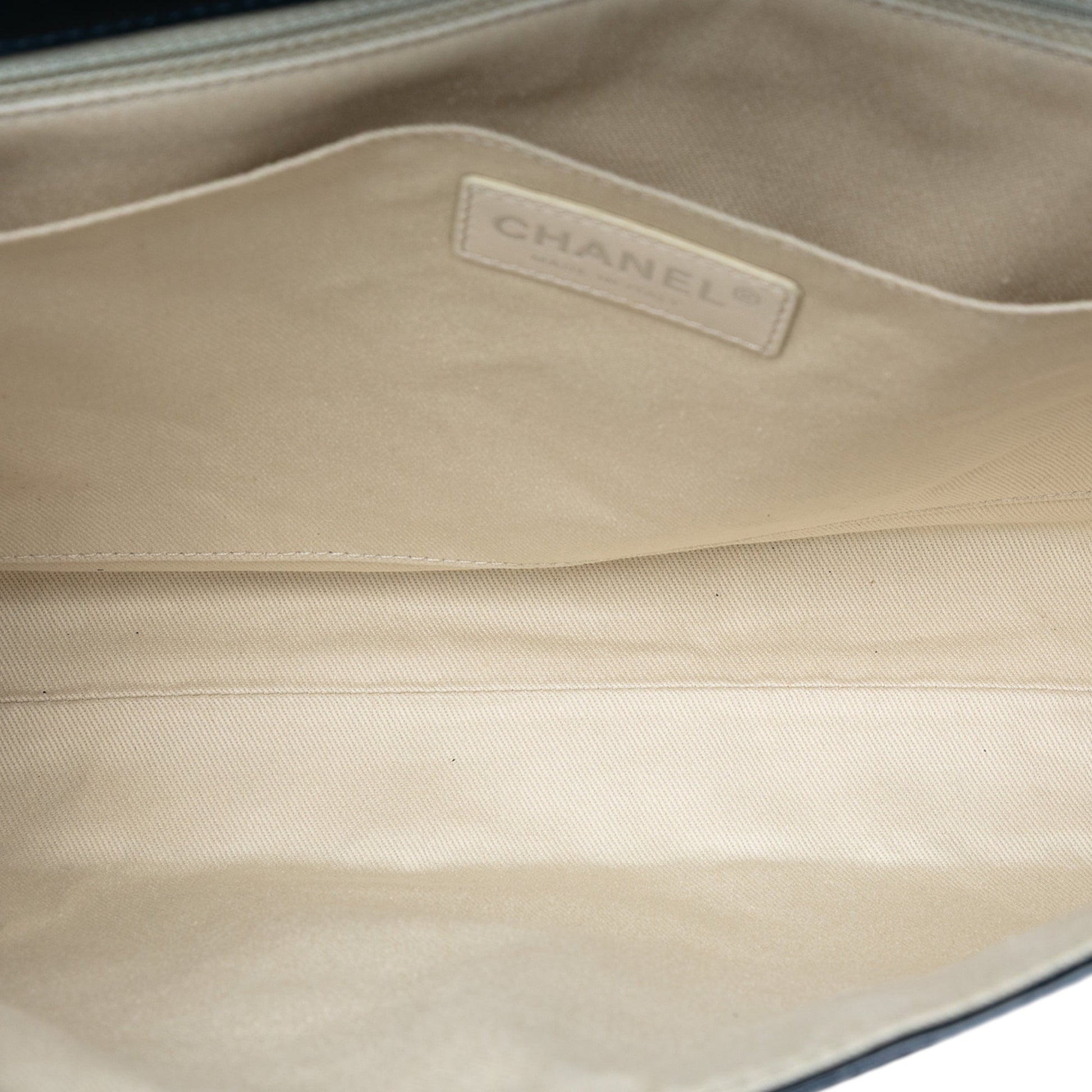 Chanel Quilted Patent In The Business Flap