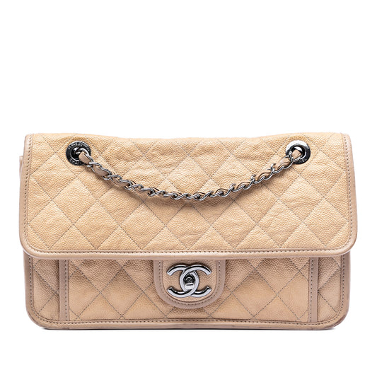 Chanel Medium Caviar French Riviera Flap