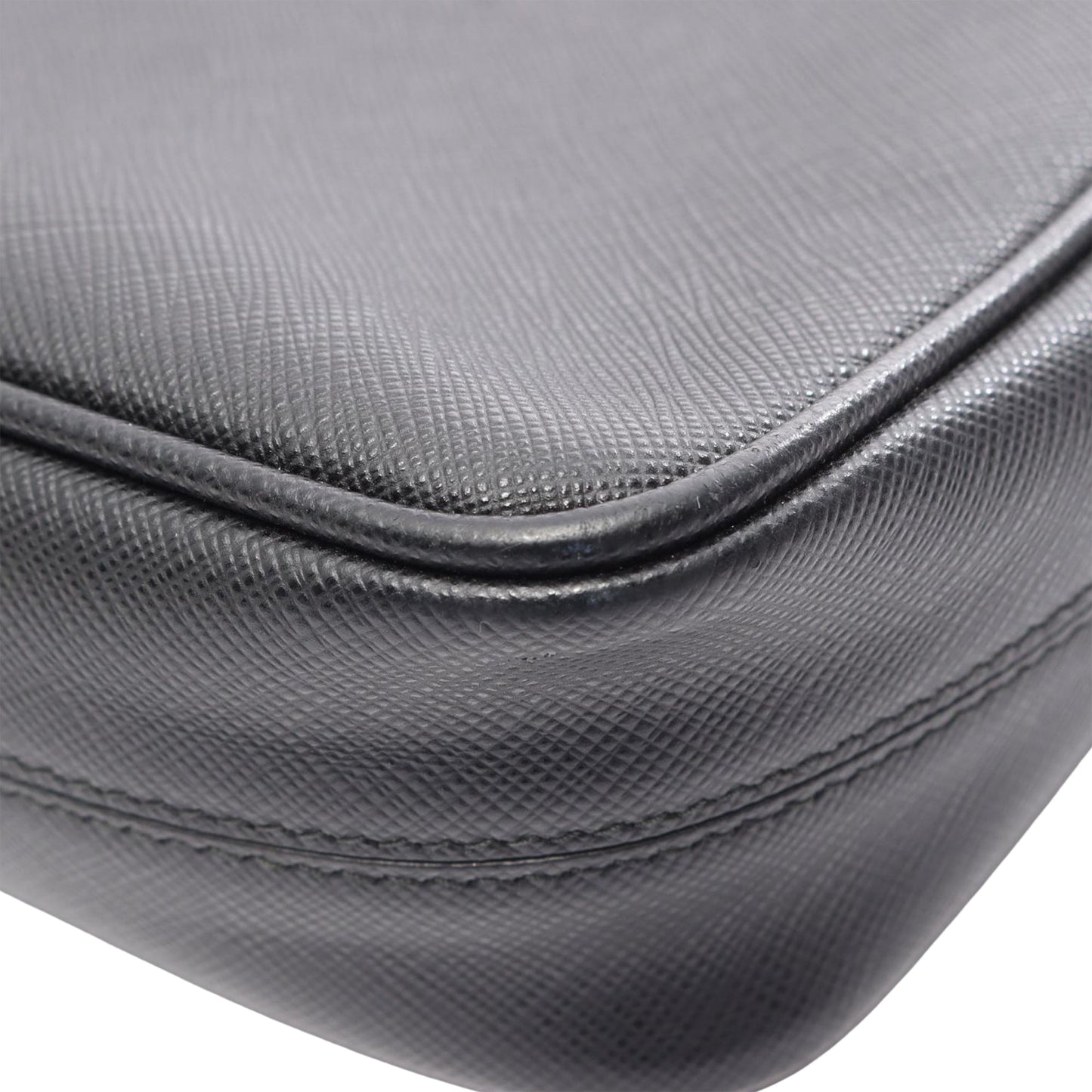Prada Saffiano Zip Top Crossbody