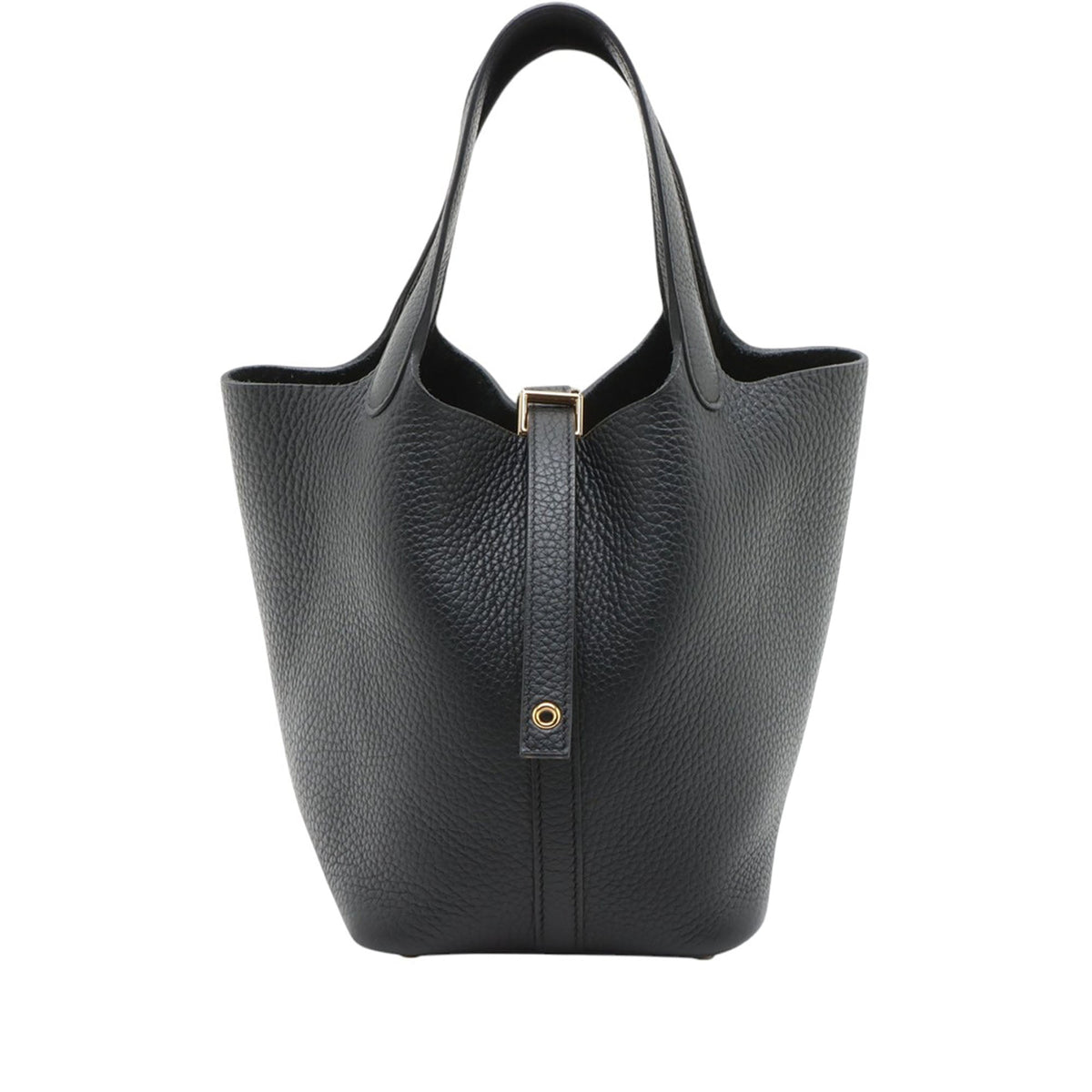 Hermès Clemence Picotin 18 — Black