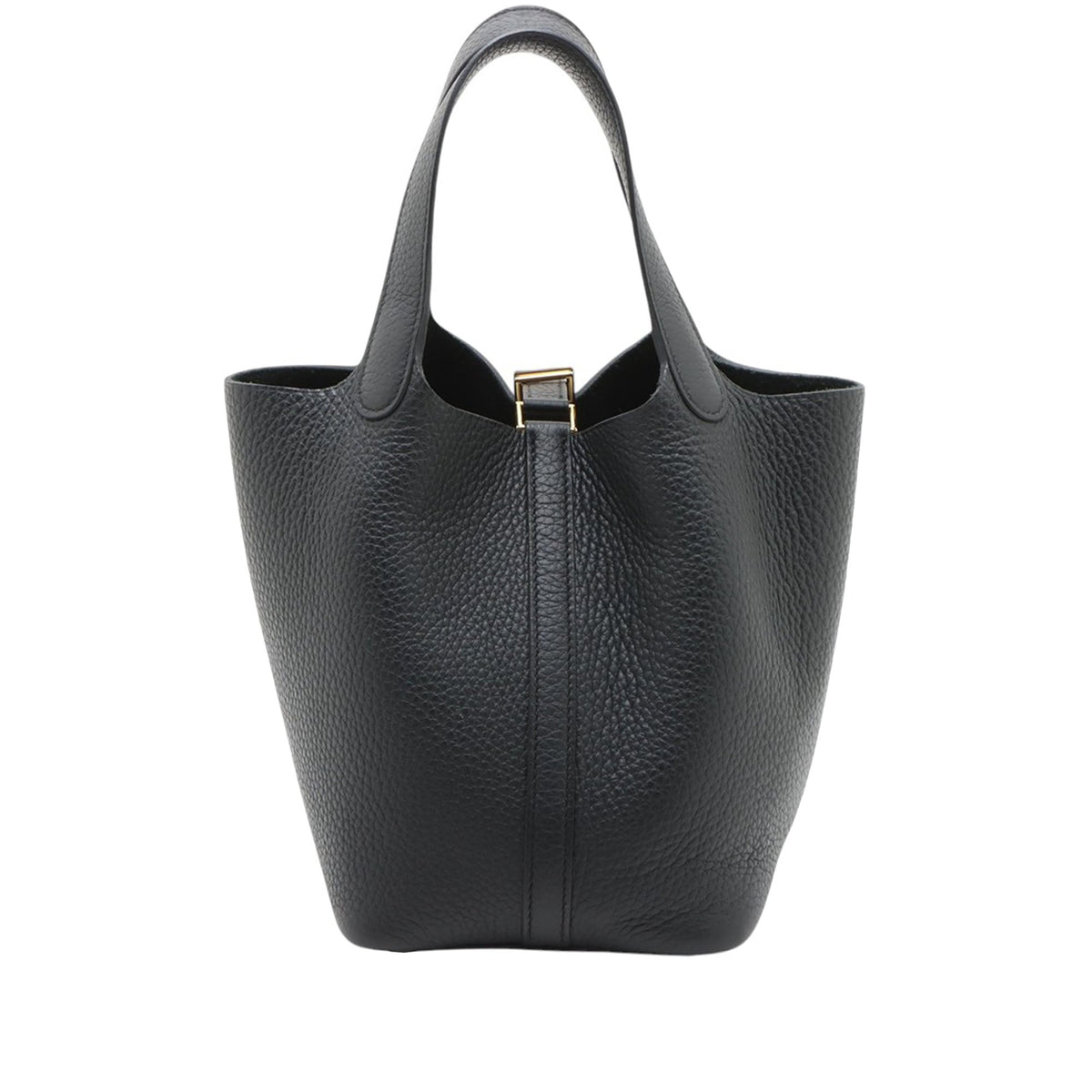 Hermès Clemence Picotin 18 — Black