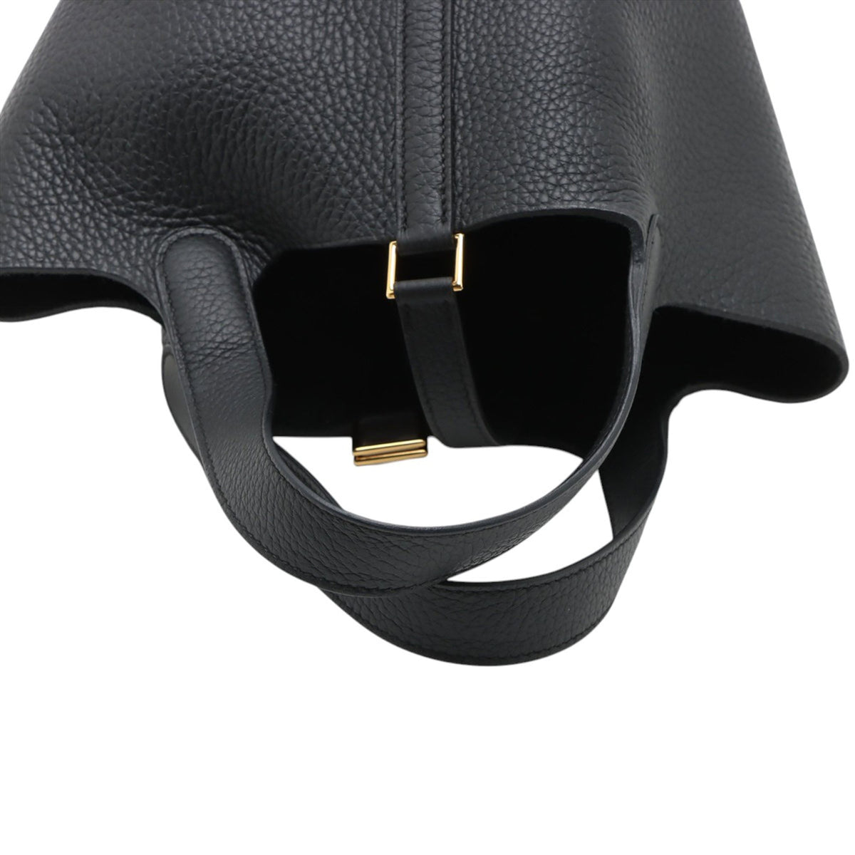 Hermès Clemence Picotin 18 — Black