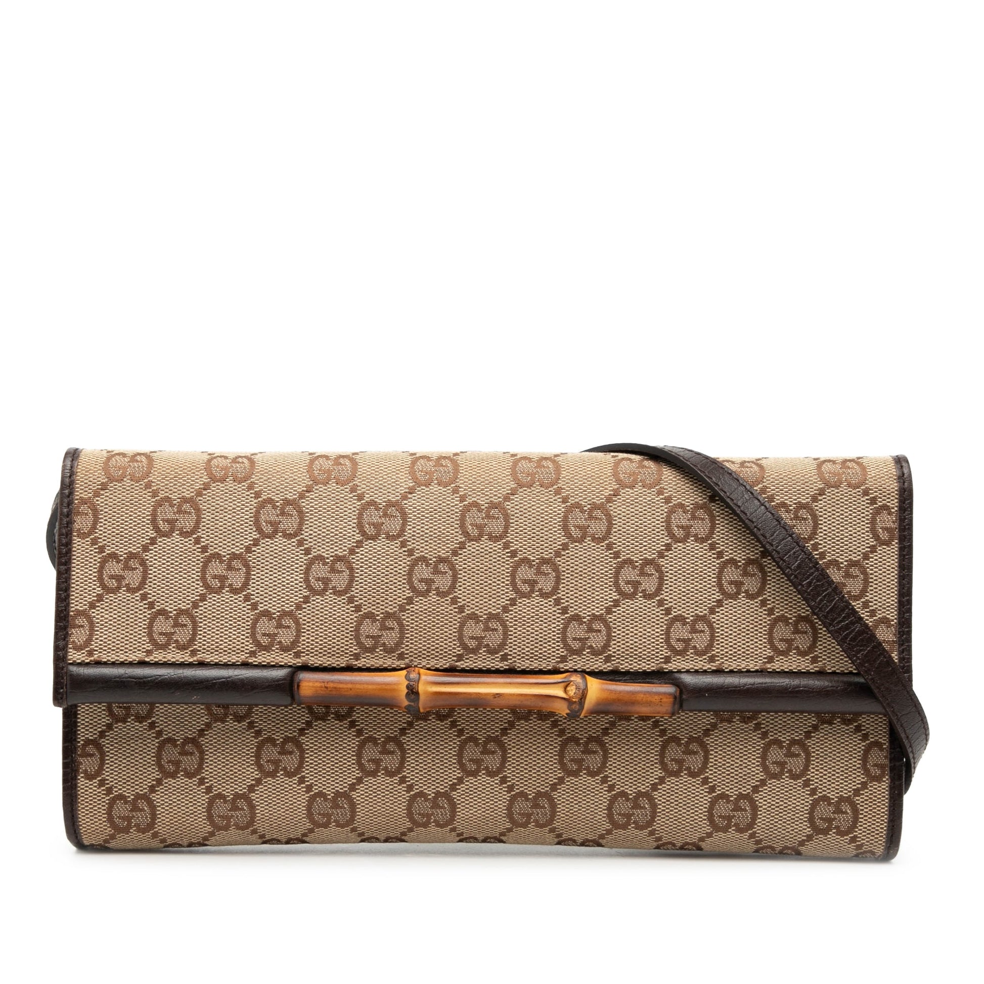 GG Canvas Bamboo Bar Crossbody