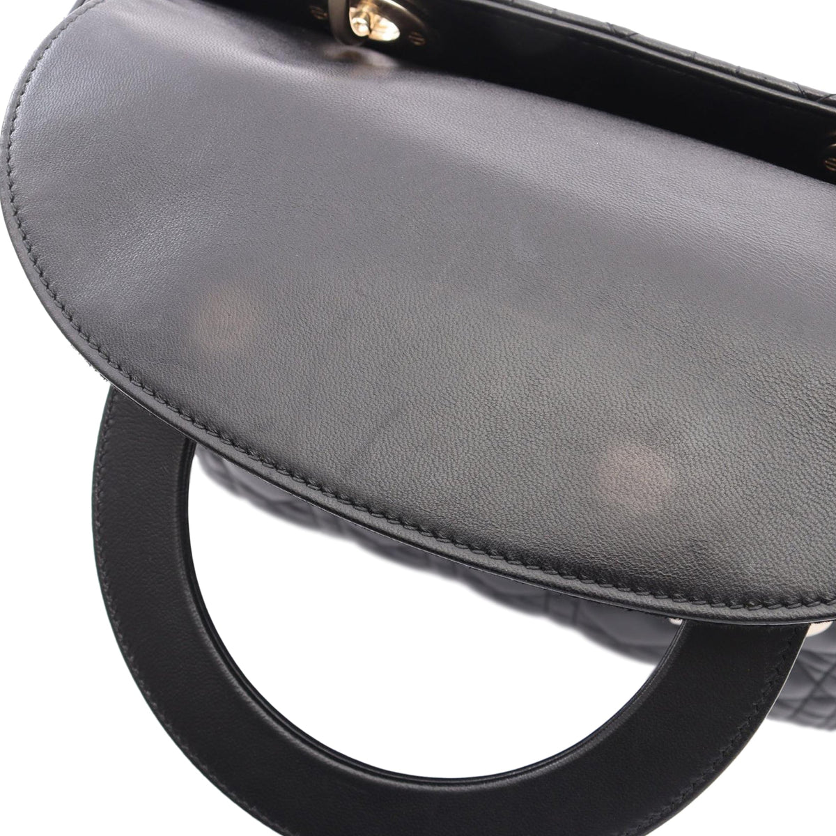 Dior Medium Lambskin Cannage Lady Dior