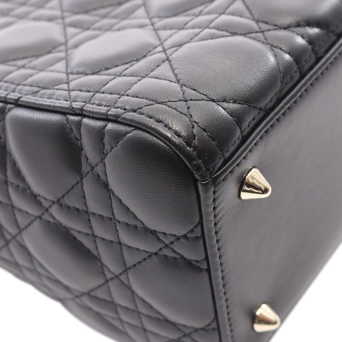 Dior Medium Lambskin Cannage Lady Dior