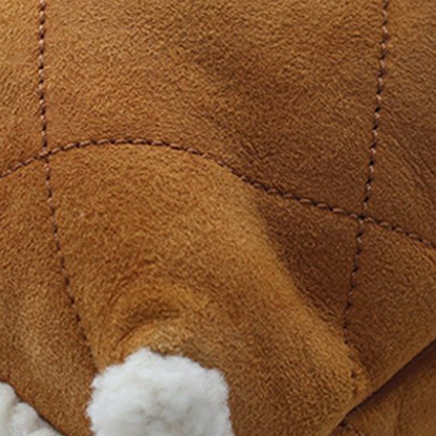 Chanel Large Quilted Suede 22 Hobo with Shearling Trim