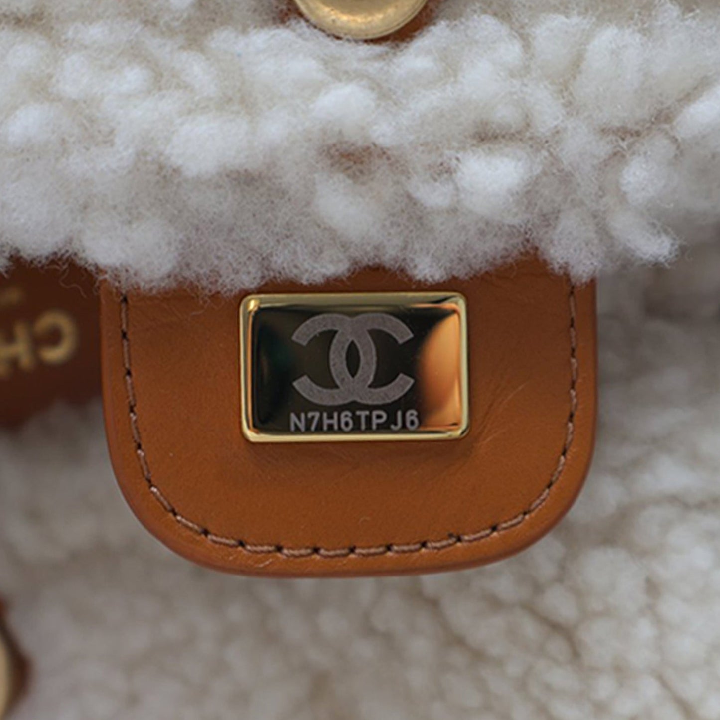 Chanel Large Quilted Suede 22 Hobo with Shearling Trim