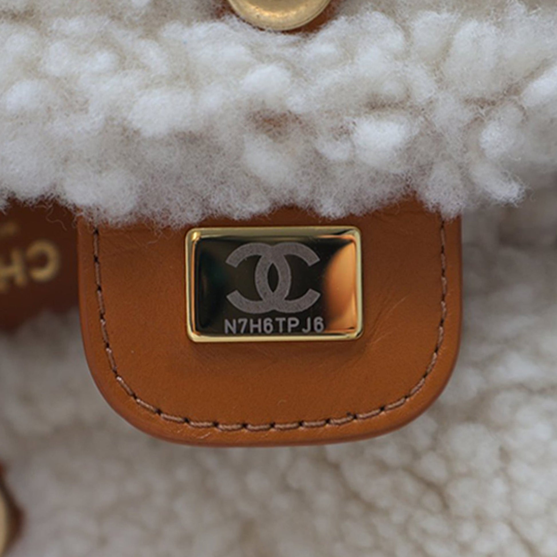 Chanel Large Quilted Suede 22 Hobo with Shearling Trim