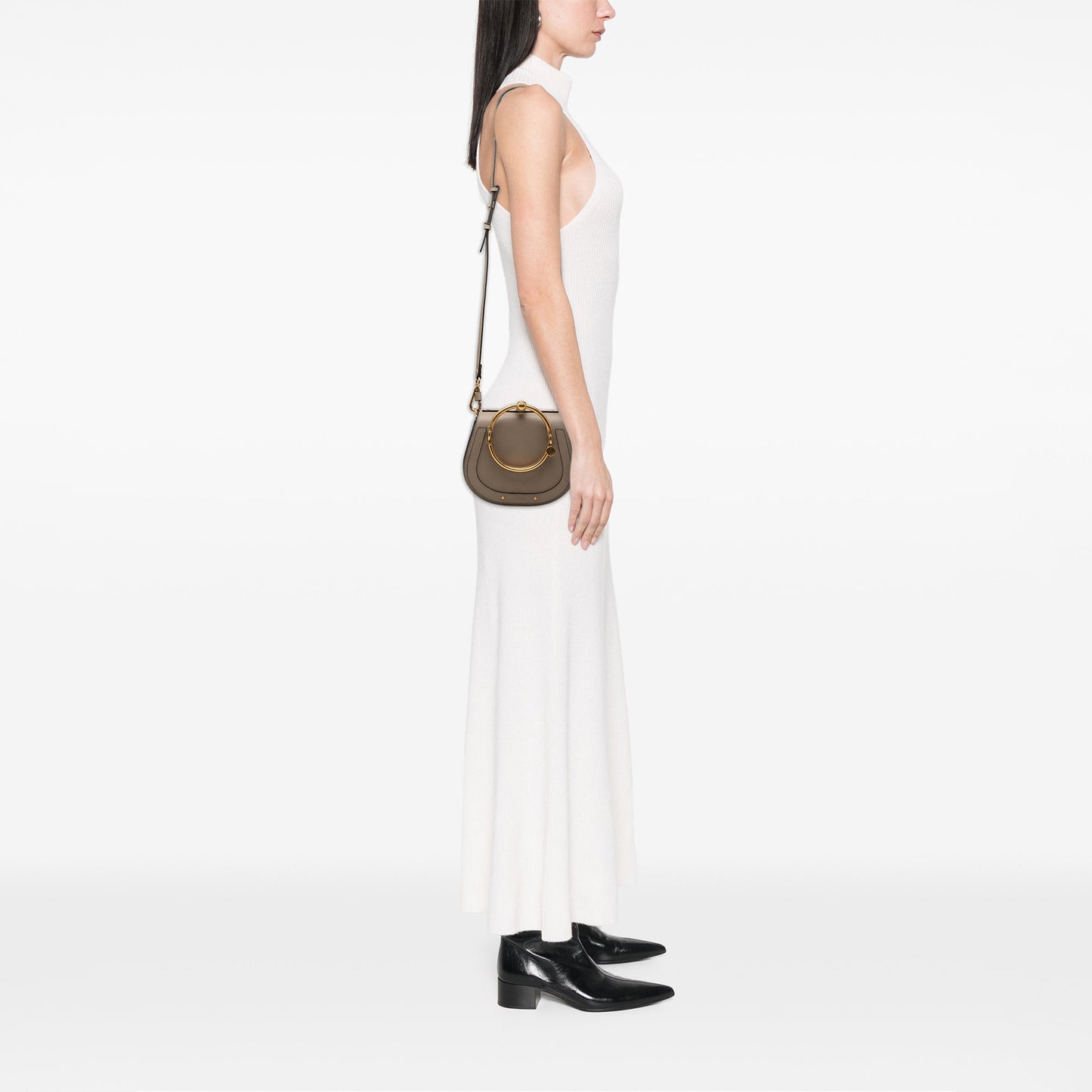 Chloé Small Leather Nile Bracelet Satchel