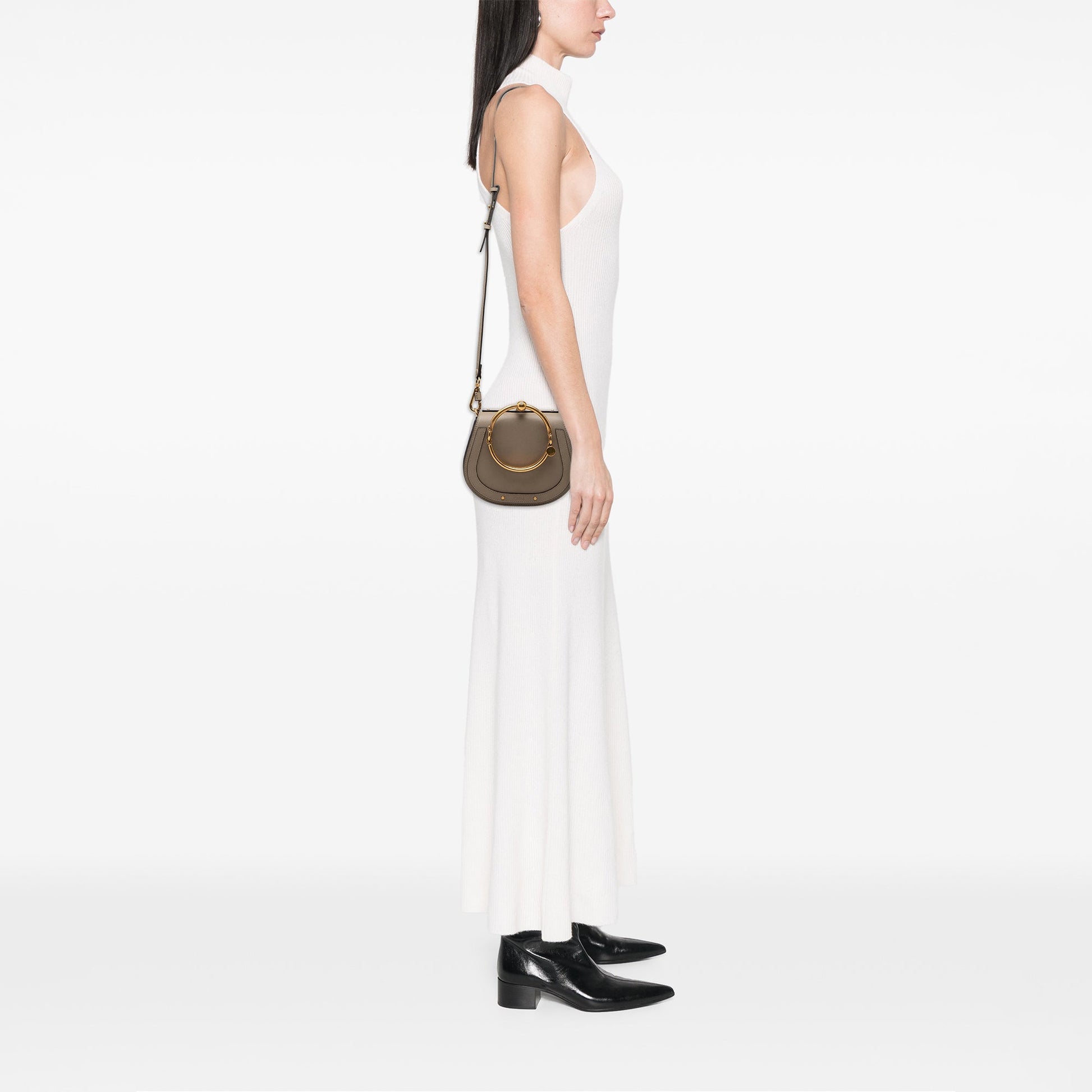 Chloé Small Leather Nile Bracelet Satchel