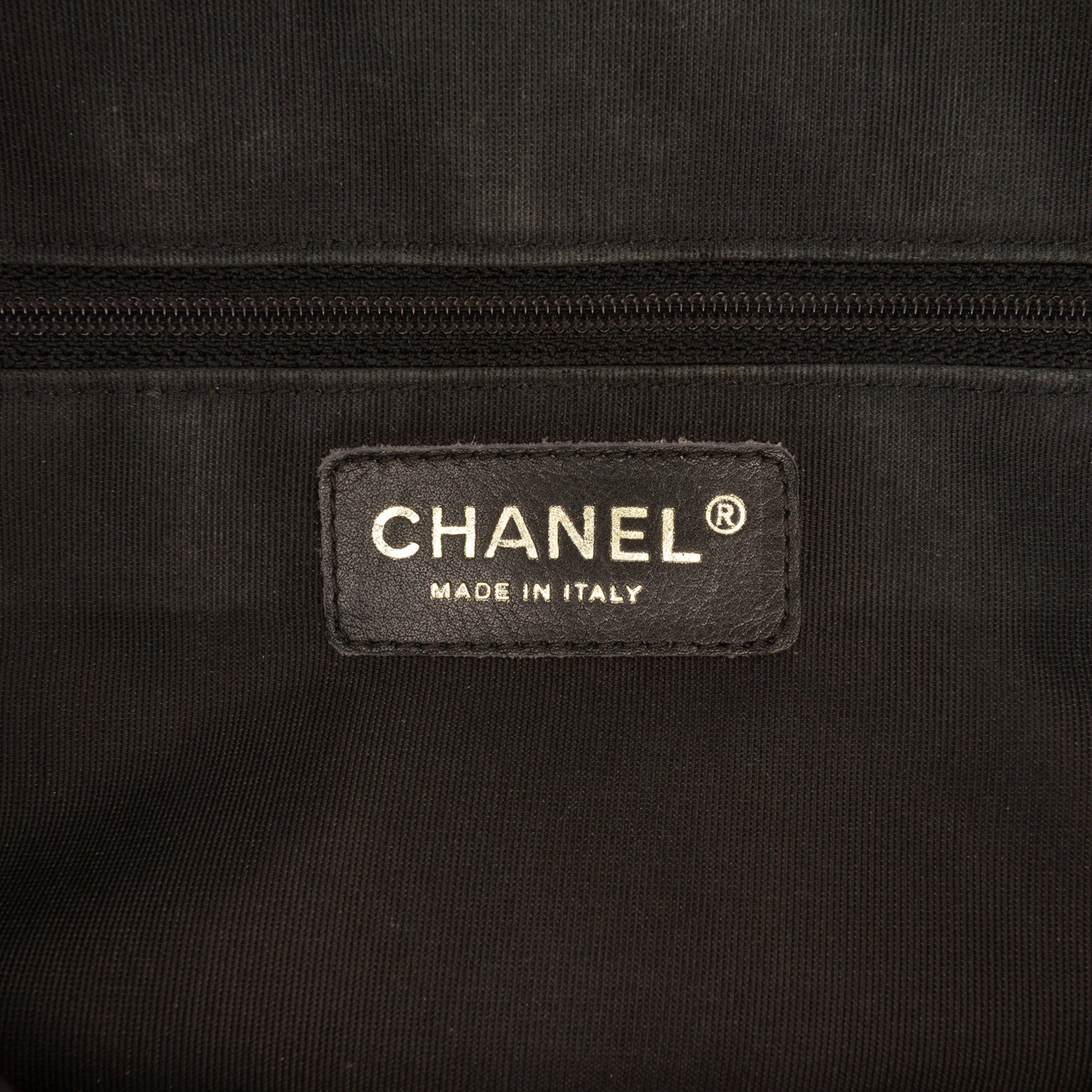 Chanel CC Quilted Caviar Bowling Bag