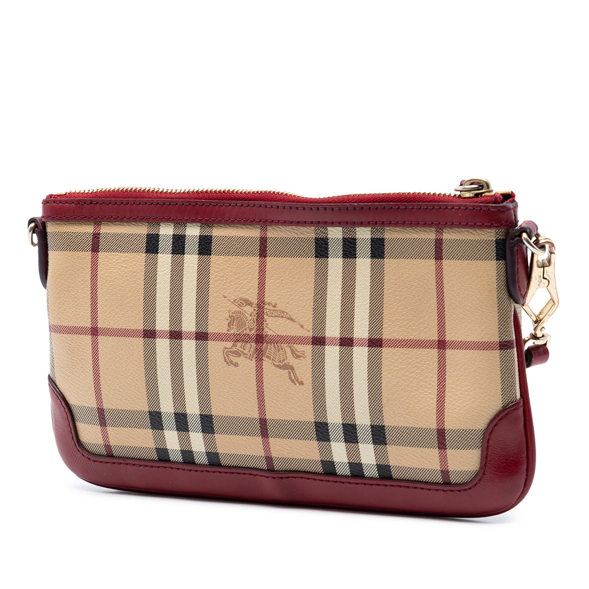 Burberry Haymarket Check Coated Canvas Peyton Crossbody