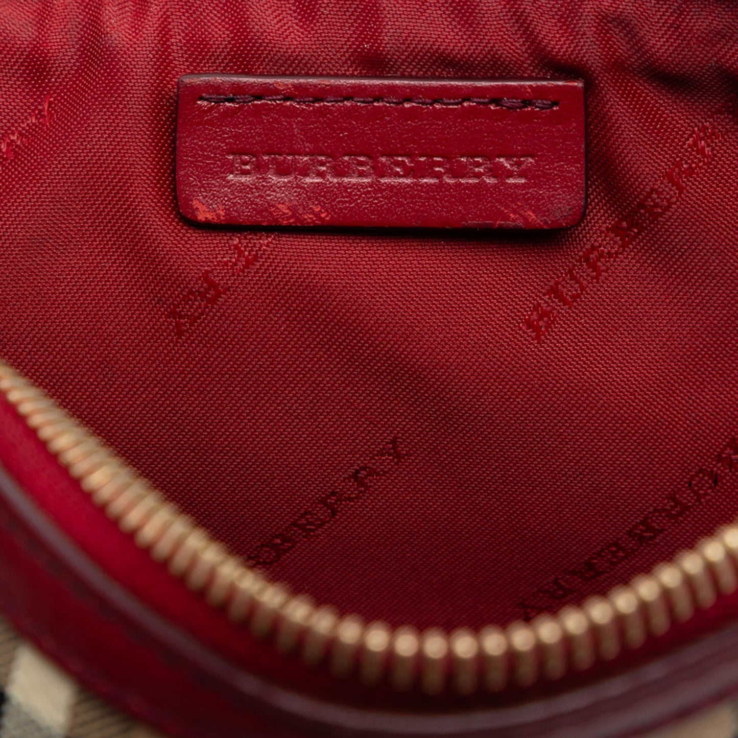 Burberry Haymarket Check Coated Canvas Peyton Crossbody