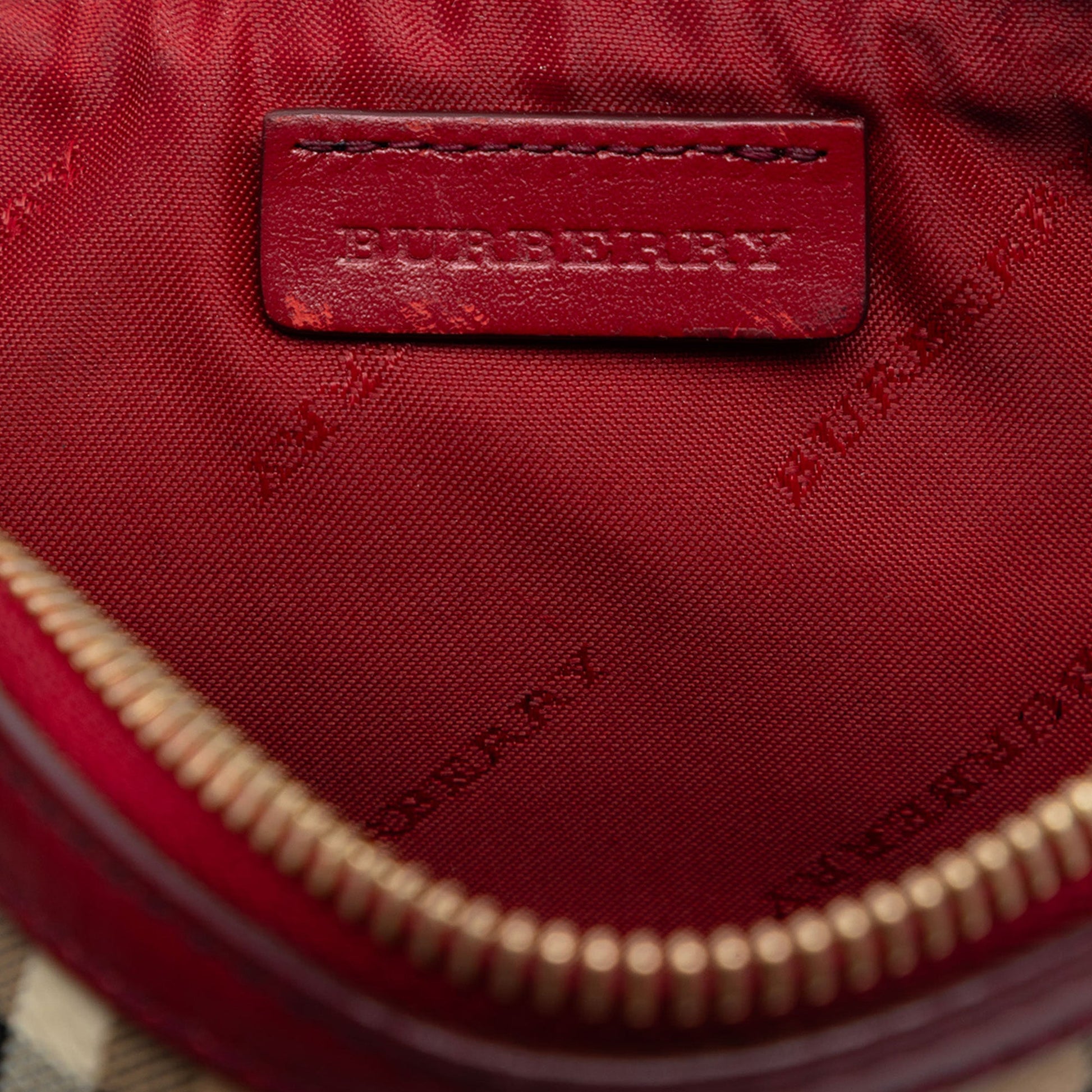 Burberry Haymarket Check Coated Canvas Peyton Crossbody