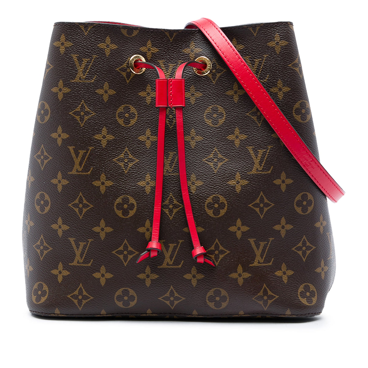 Louis Vuitton Monogram Neonoe MM — Red