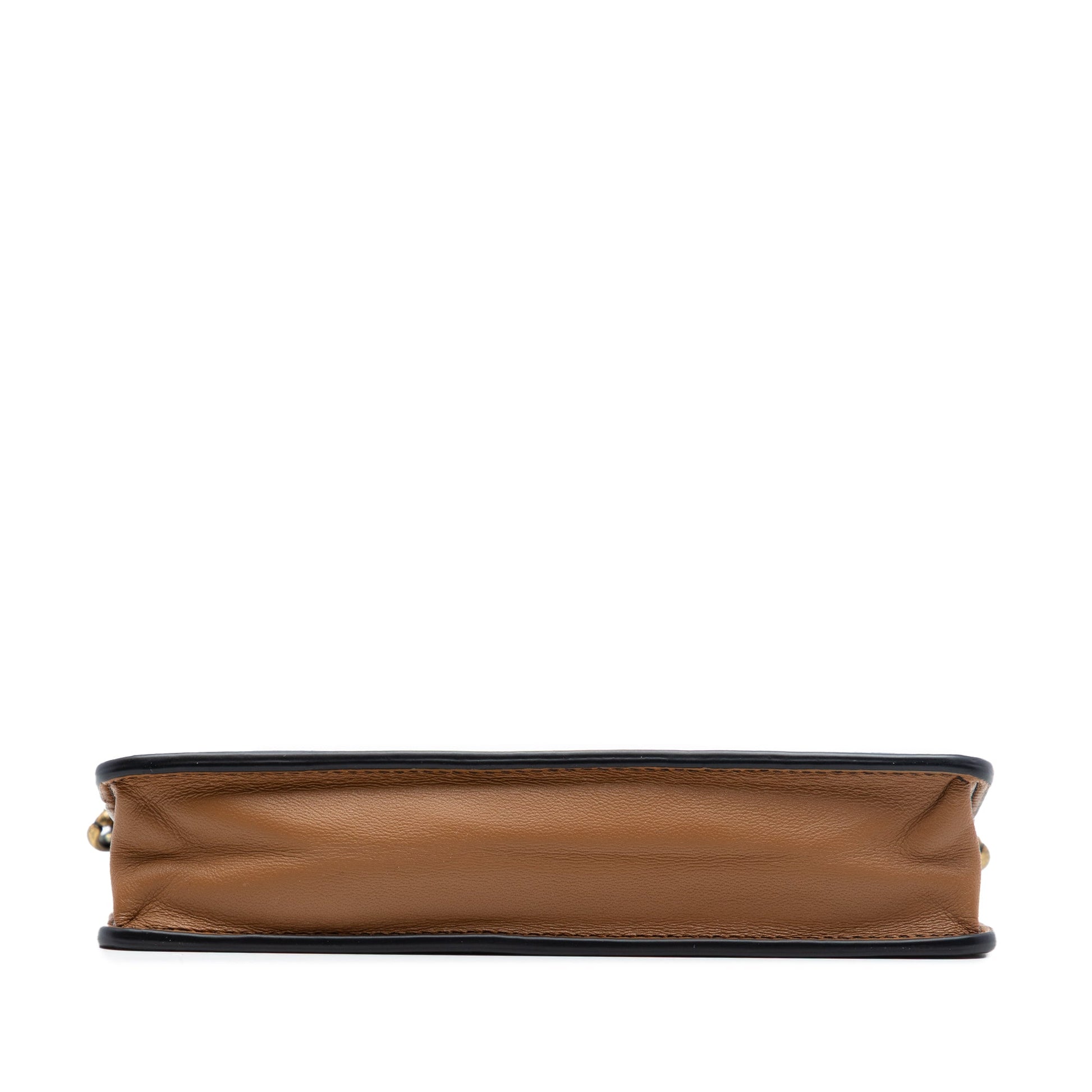 Bottega Veneta Bicolor Leather Wallet on Chain