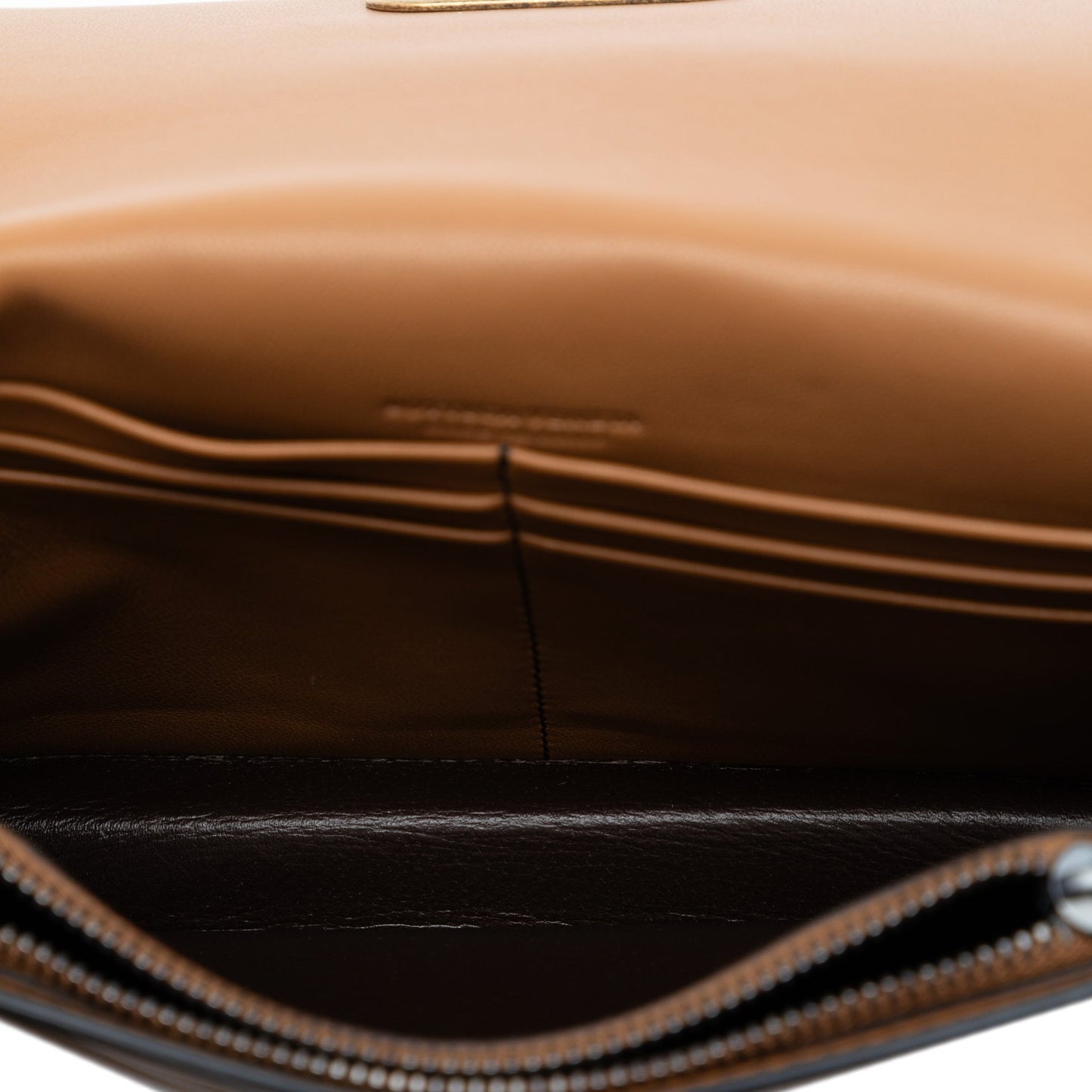 Bottega Veneta Bicolor Leather Wallet on Chain