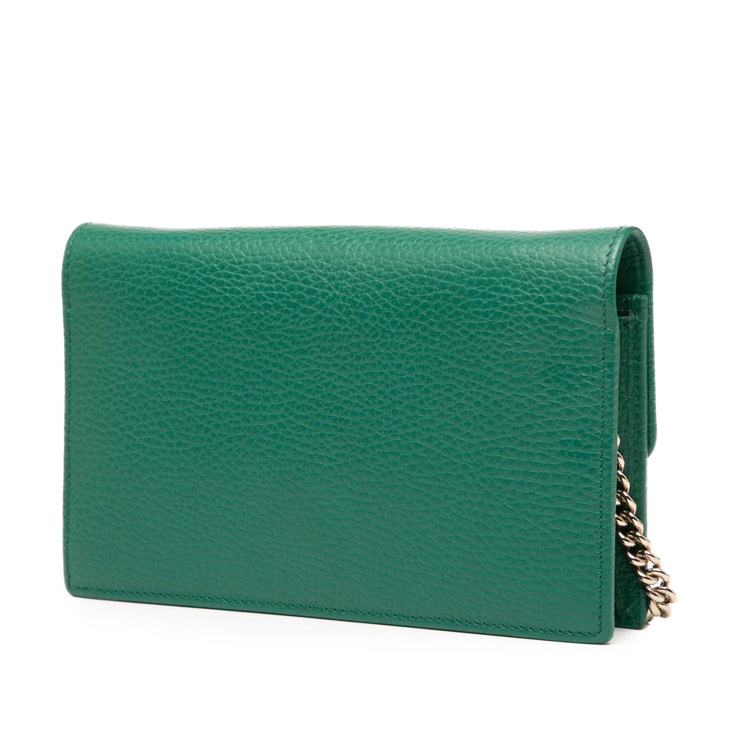 Gucci Interlocking G Dollar Calfskin Wallet on Chain