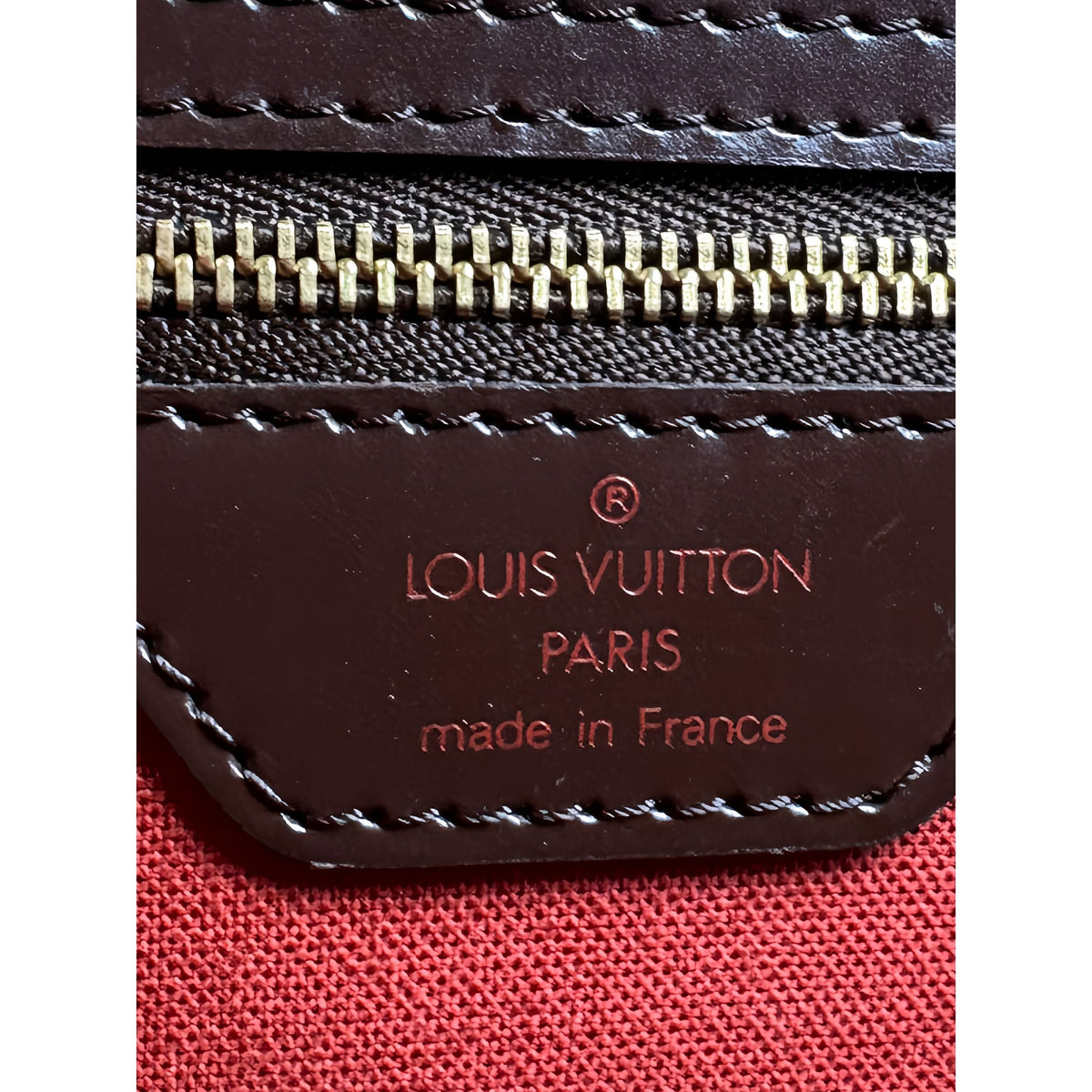 Louis Vuitton Damier Ebene Nolita — Brown