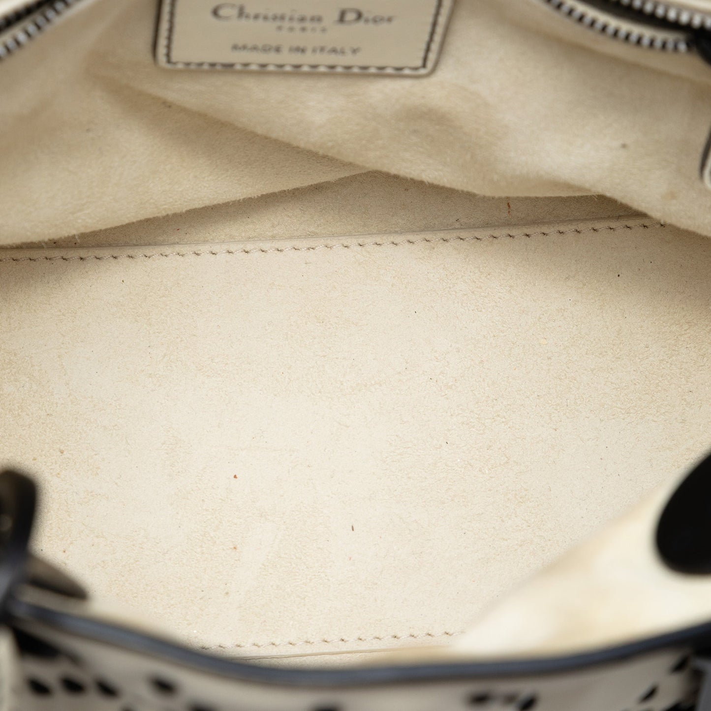 Dior Medium Lambskin Cannage Studded Supple Lady Dior