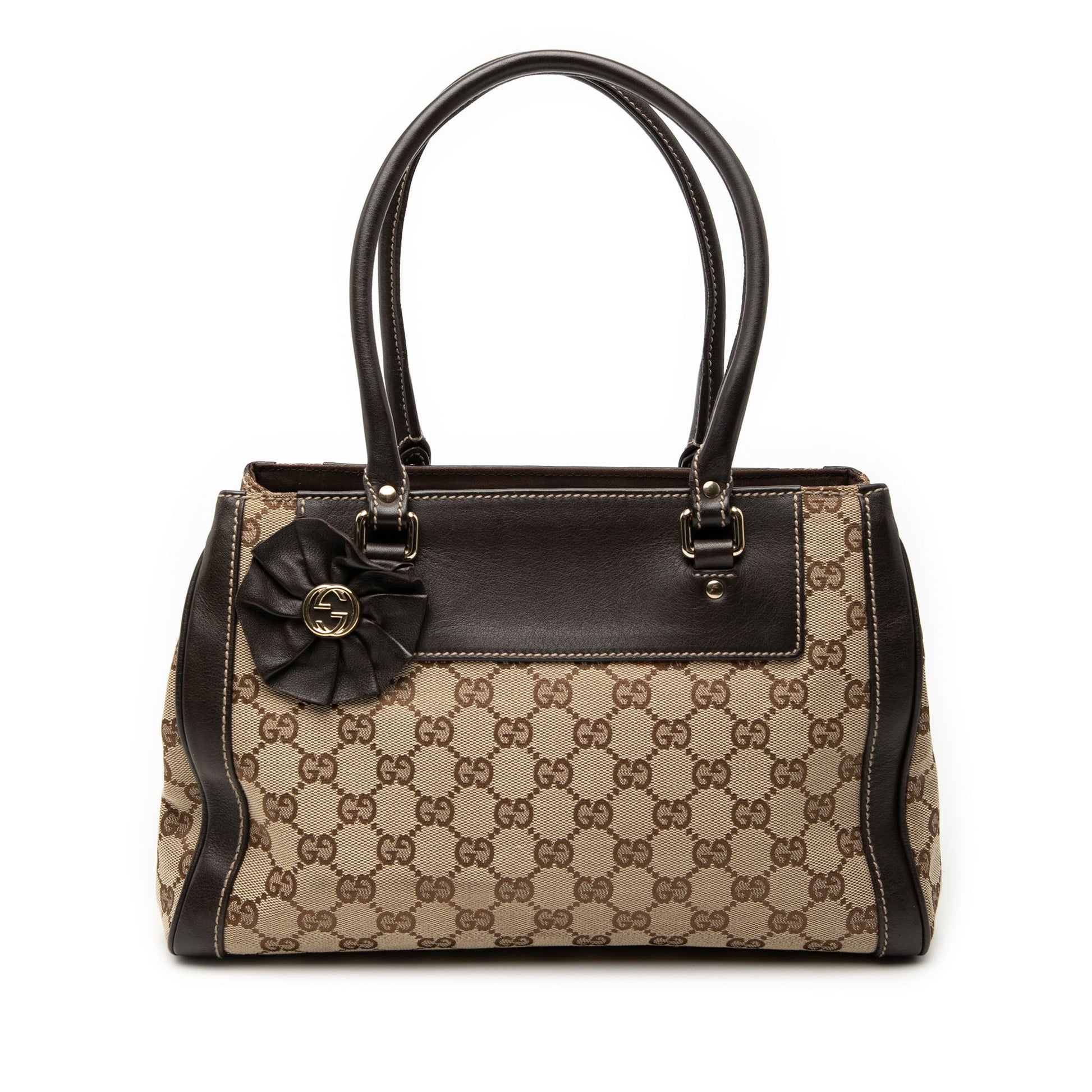 Gucci GG Canvas Trophy Tote