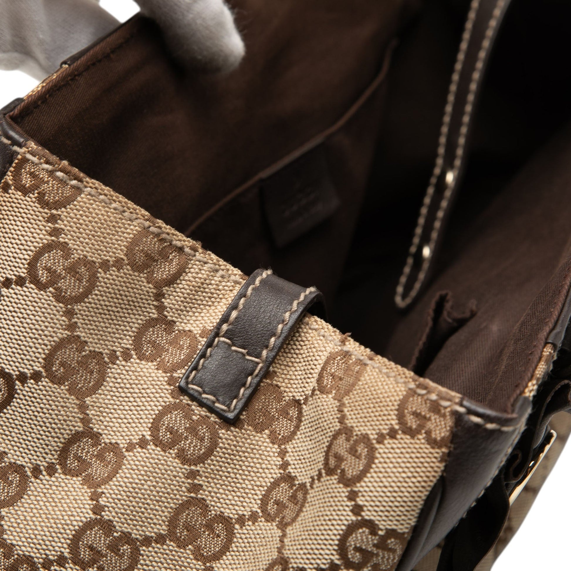 Gucci GG Canvas Trophy Tote