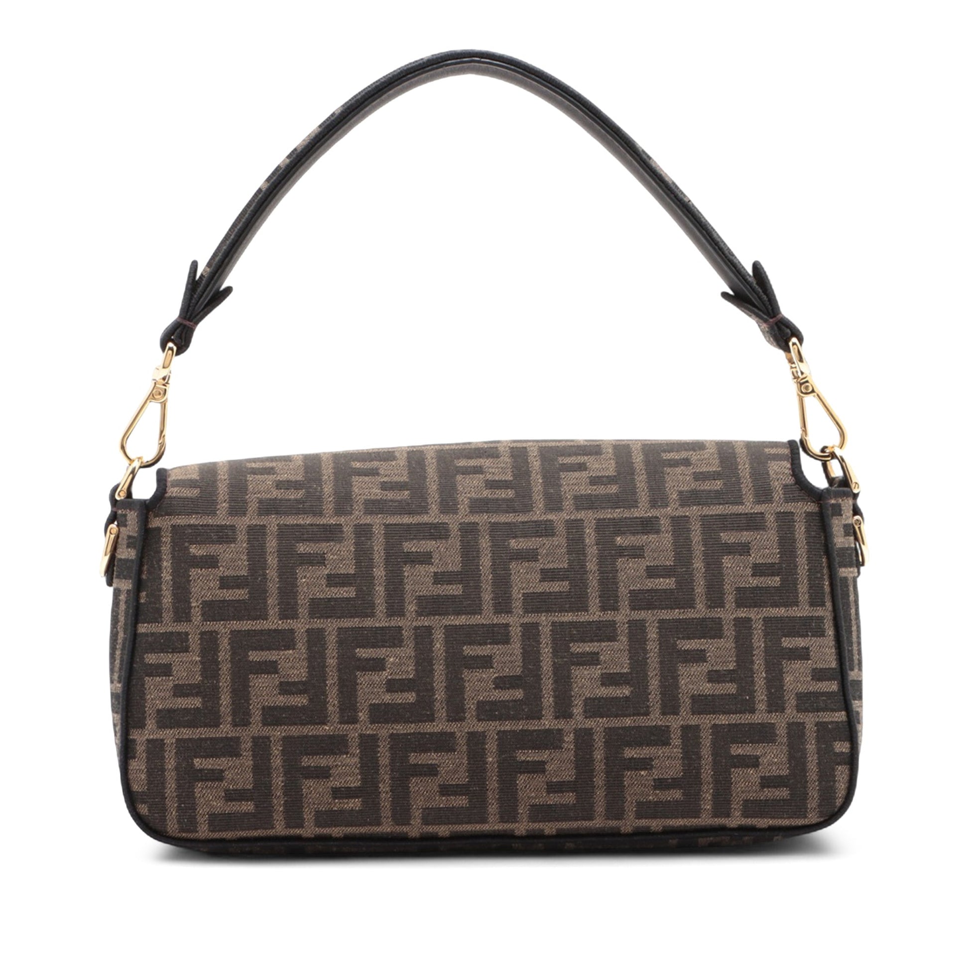 Fendi Medium Zucca Canvas Baguette Satchel