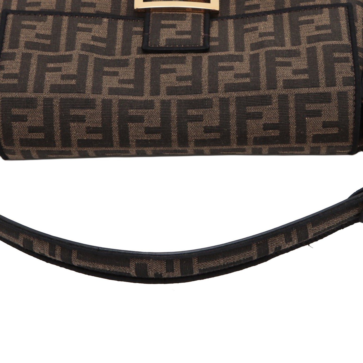 Fendi Medium Zucca Canvas Baguette Satchel